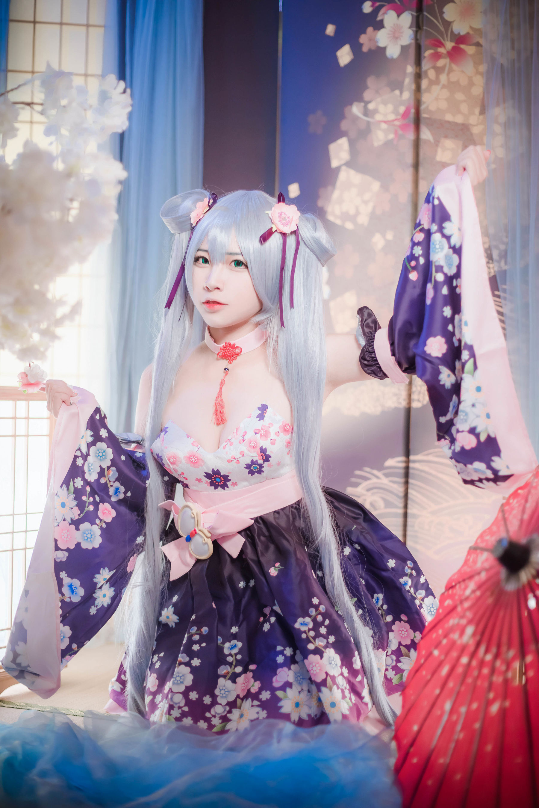 [Cosplay写真] 人气Coser二佐Nisa – 双马尾 [17P]