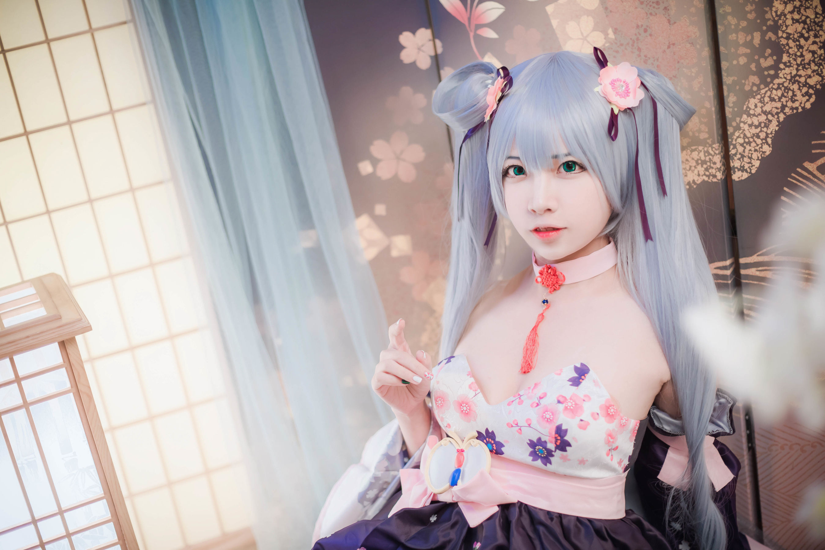 [Cosplay写真] 人气Coser二佐Nisa – 双马尾 [17P]