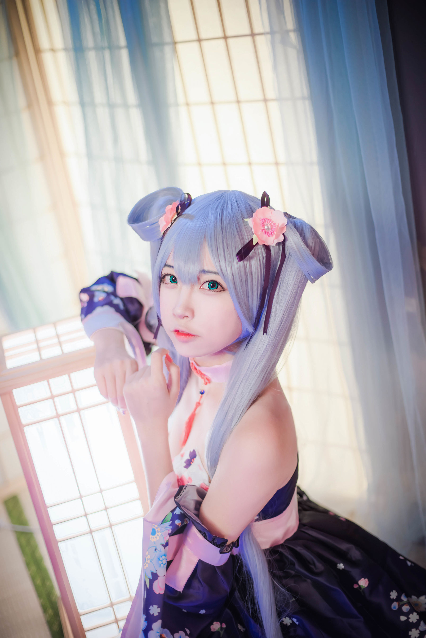 [Cosplay写真] 人气Coser二佐Nisa – 双马尾 [17P]