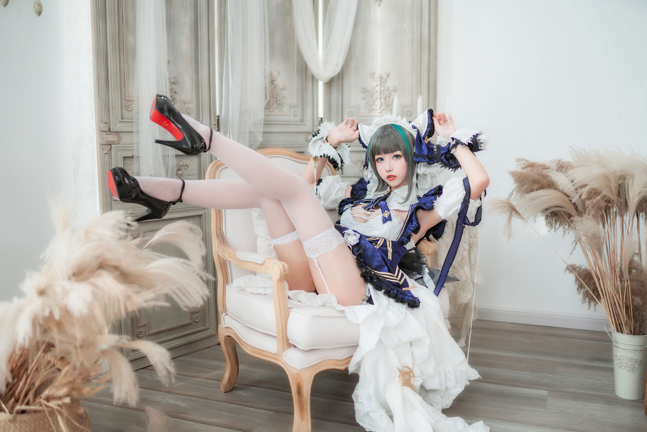 微博妹子Momoko葵葵 – 柴郡 [25P]