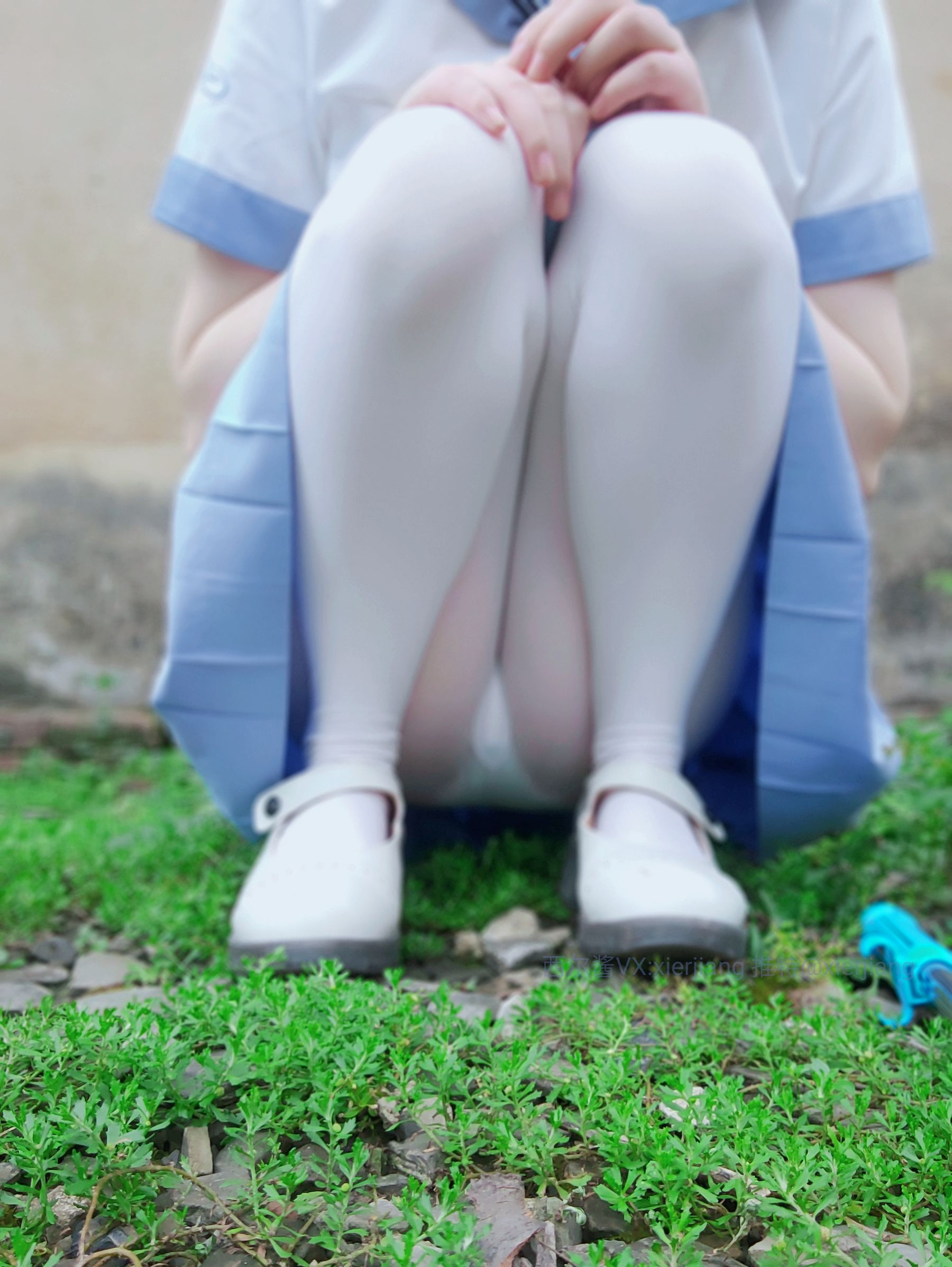 微博萌妹子西尔酱 – 青草水手服 [74P]