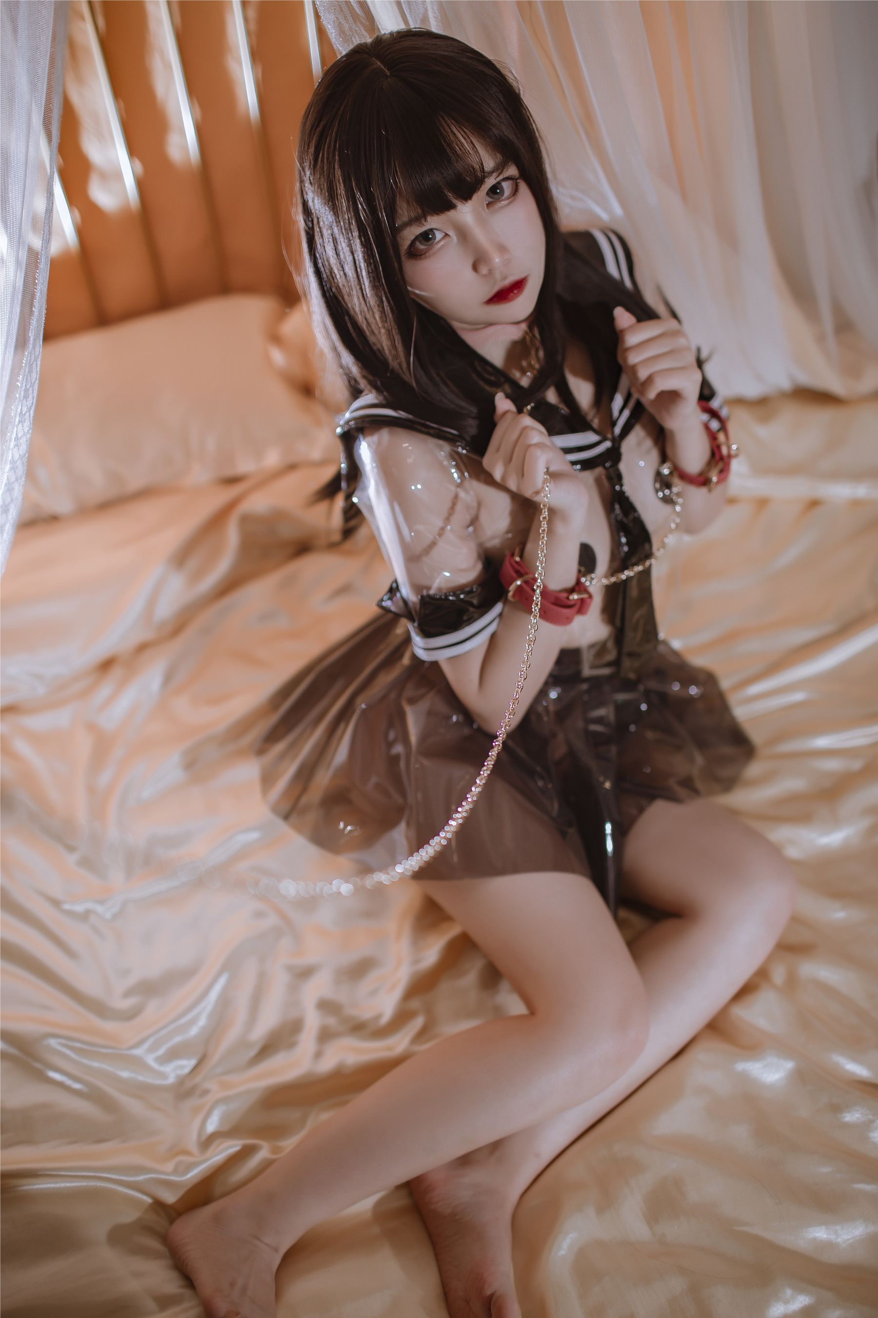 人气Coser二佐Nisa – 透明JK [40P]