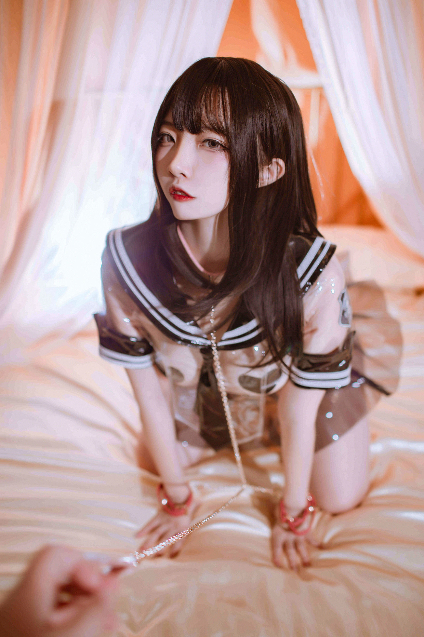 人气Coser二佐Nisa – 透明JK [40P]