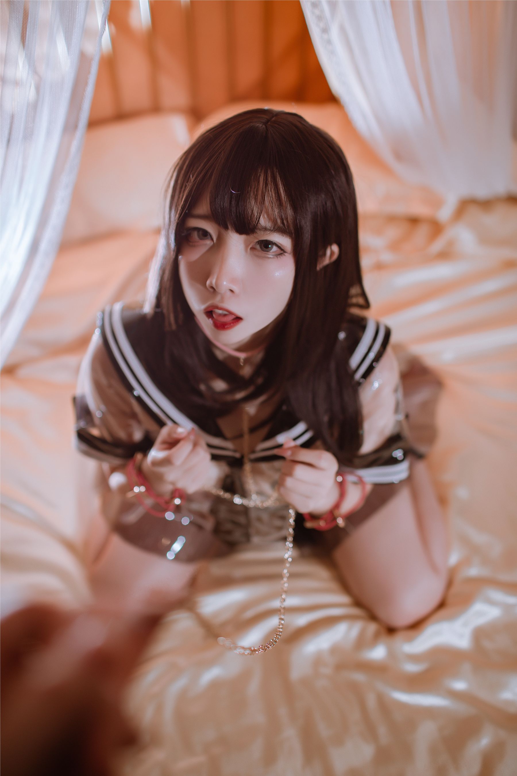 人气Coser二佐Nisa – 透明JK [40P]