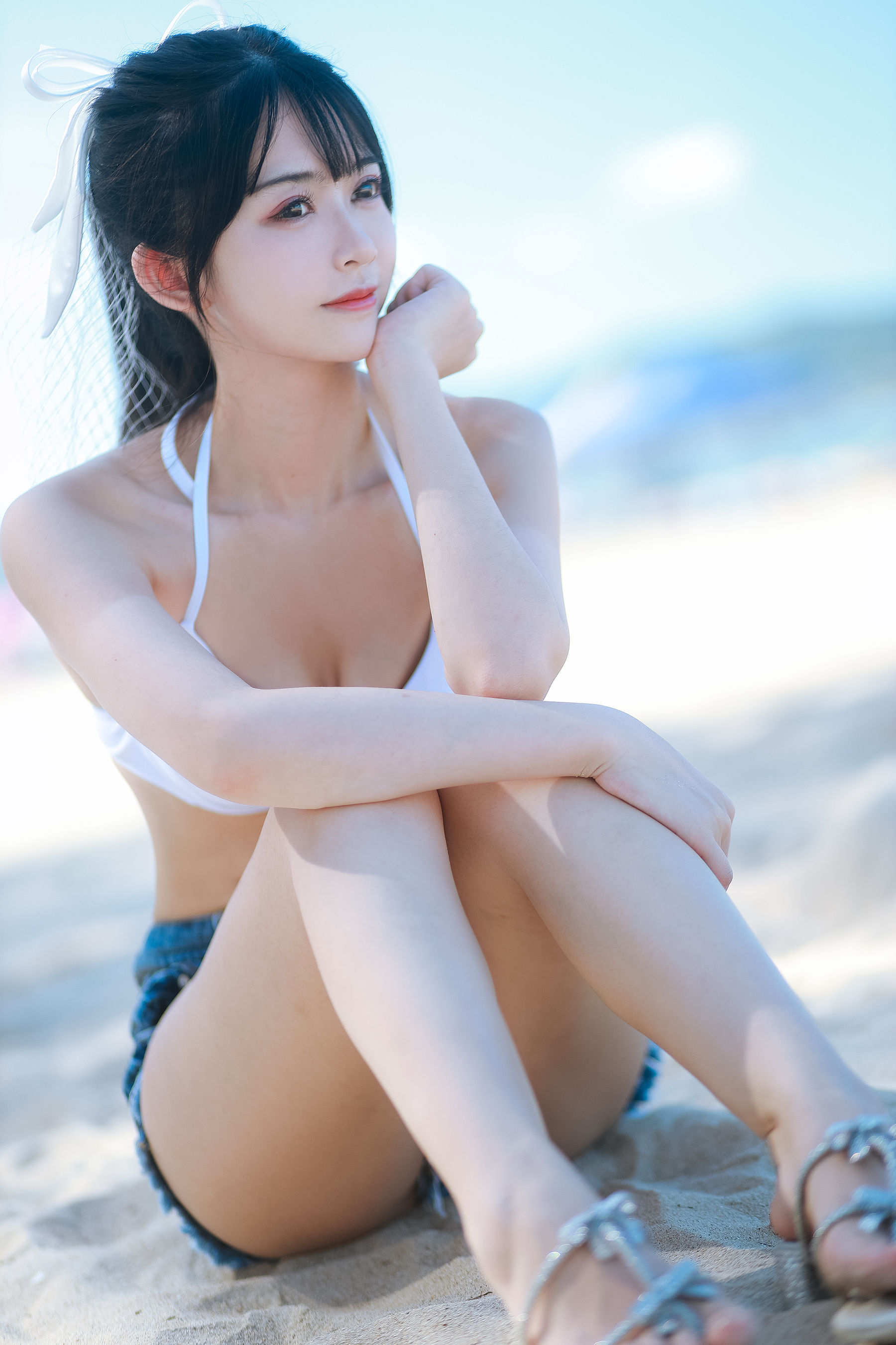 超人气Coser鳗鱼霏儿 – 海边 [18P]
