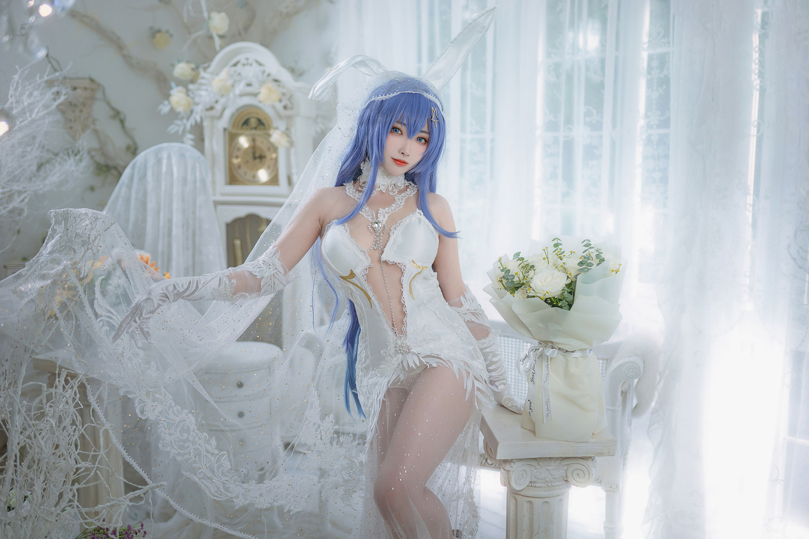 宫本桜 – 花园花嫁 [27P]