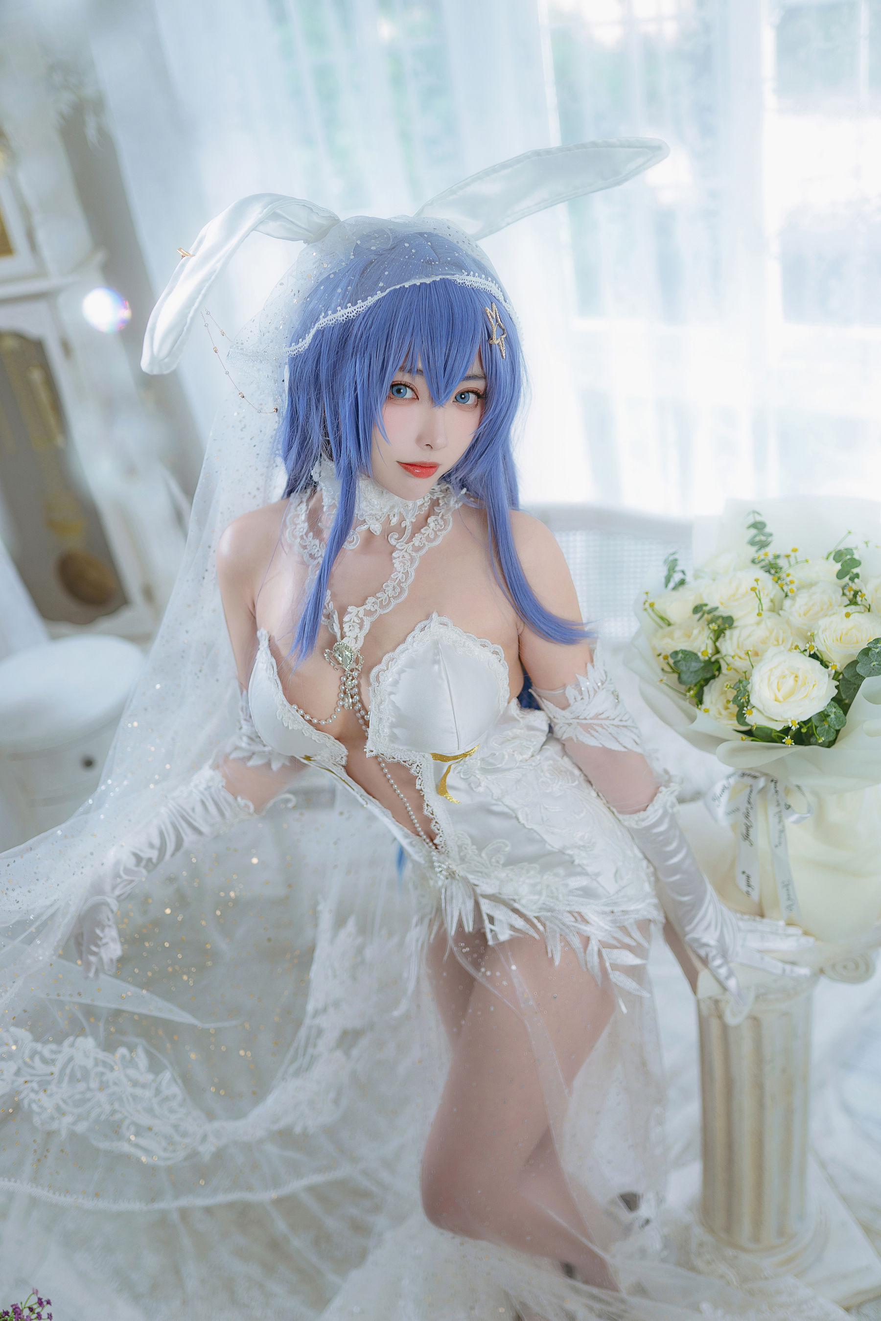 宫本桜 – 花园花嫁 [27P]
