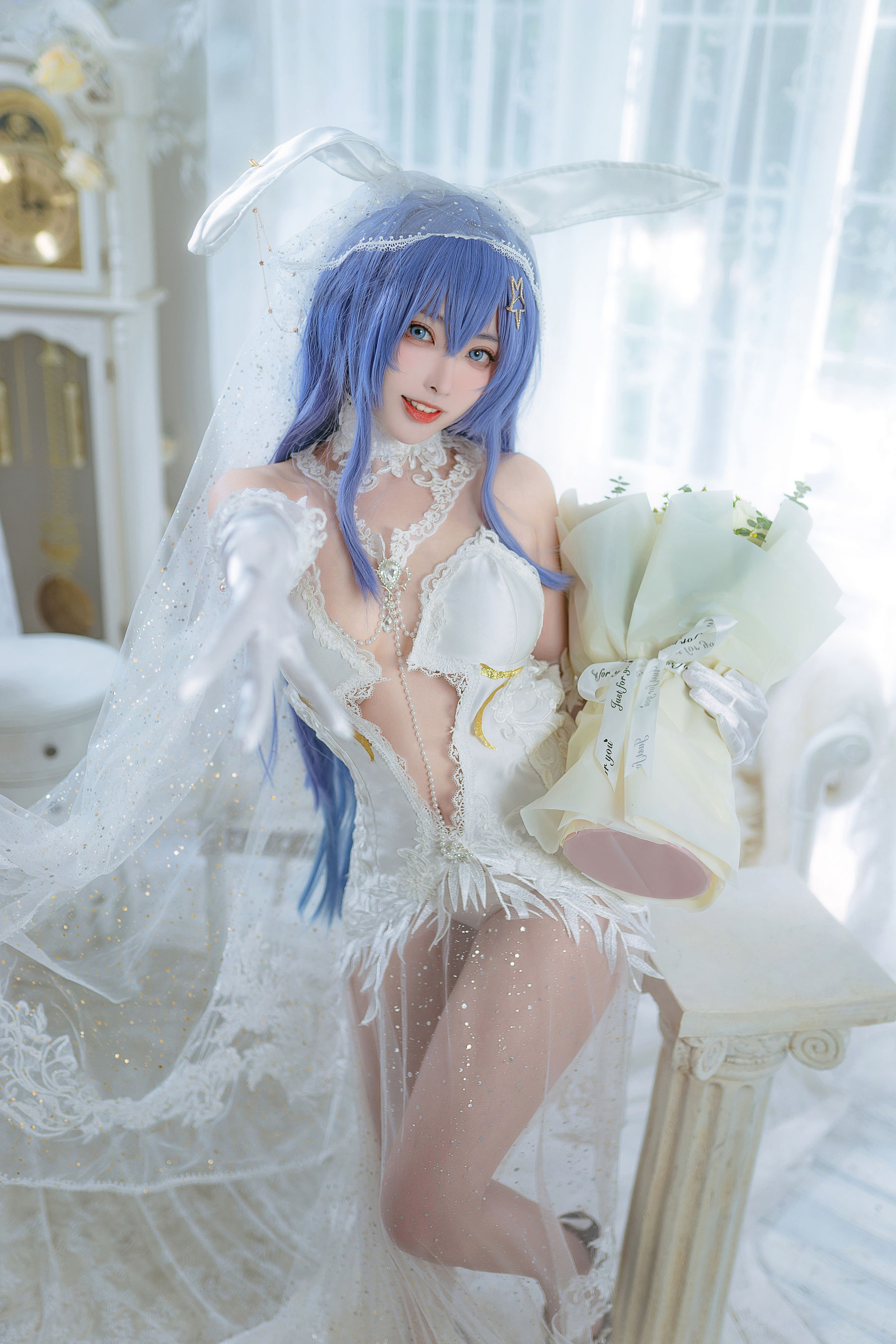 宫本桜 – 花园花嫁 [27P]