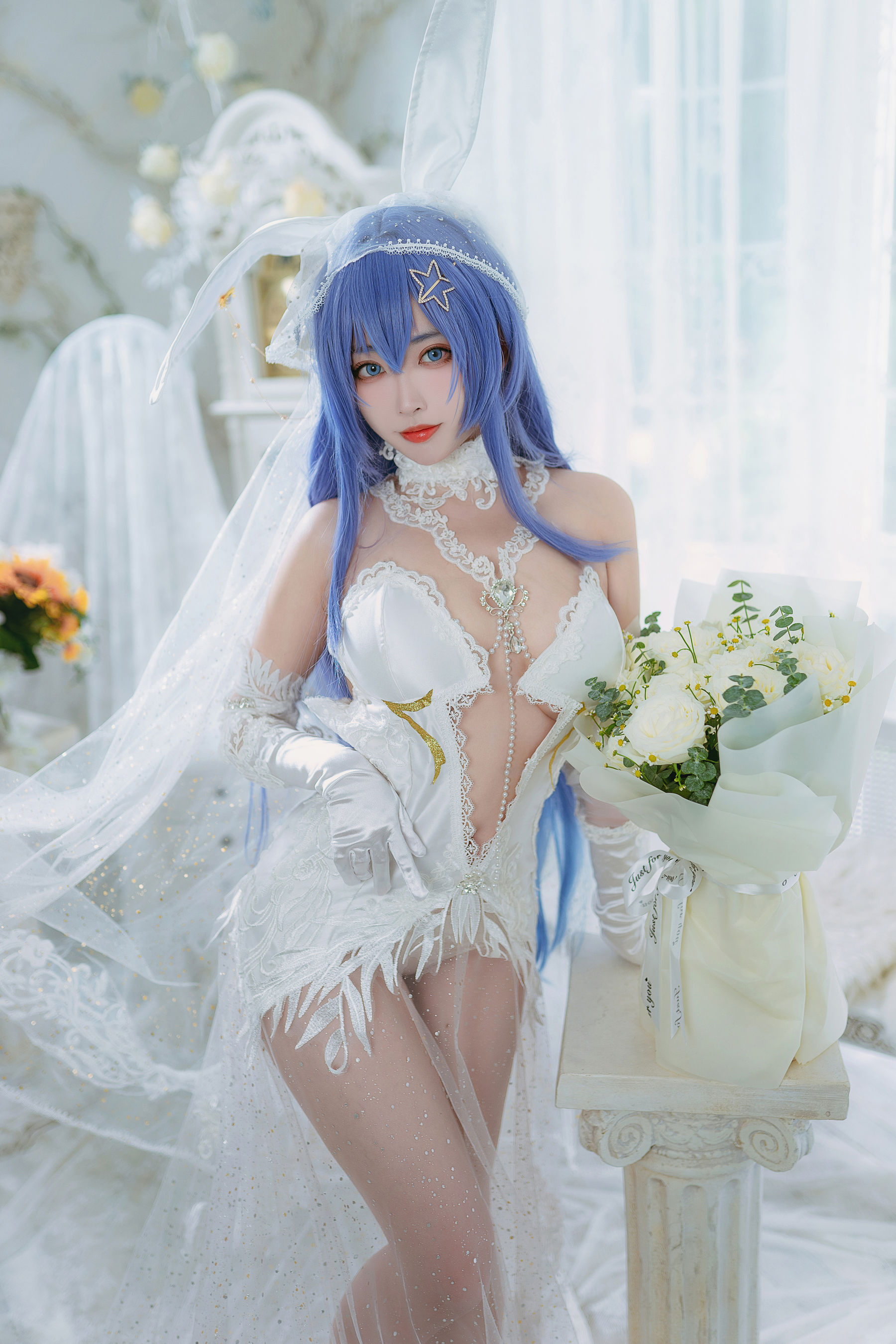 宫本桜 – 花园花嫁 [27P]