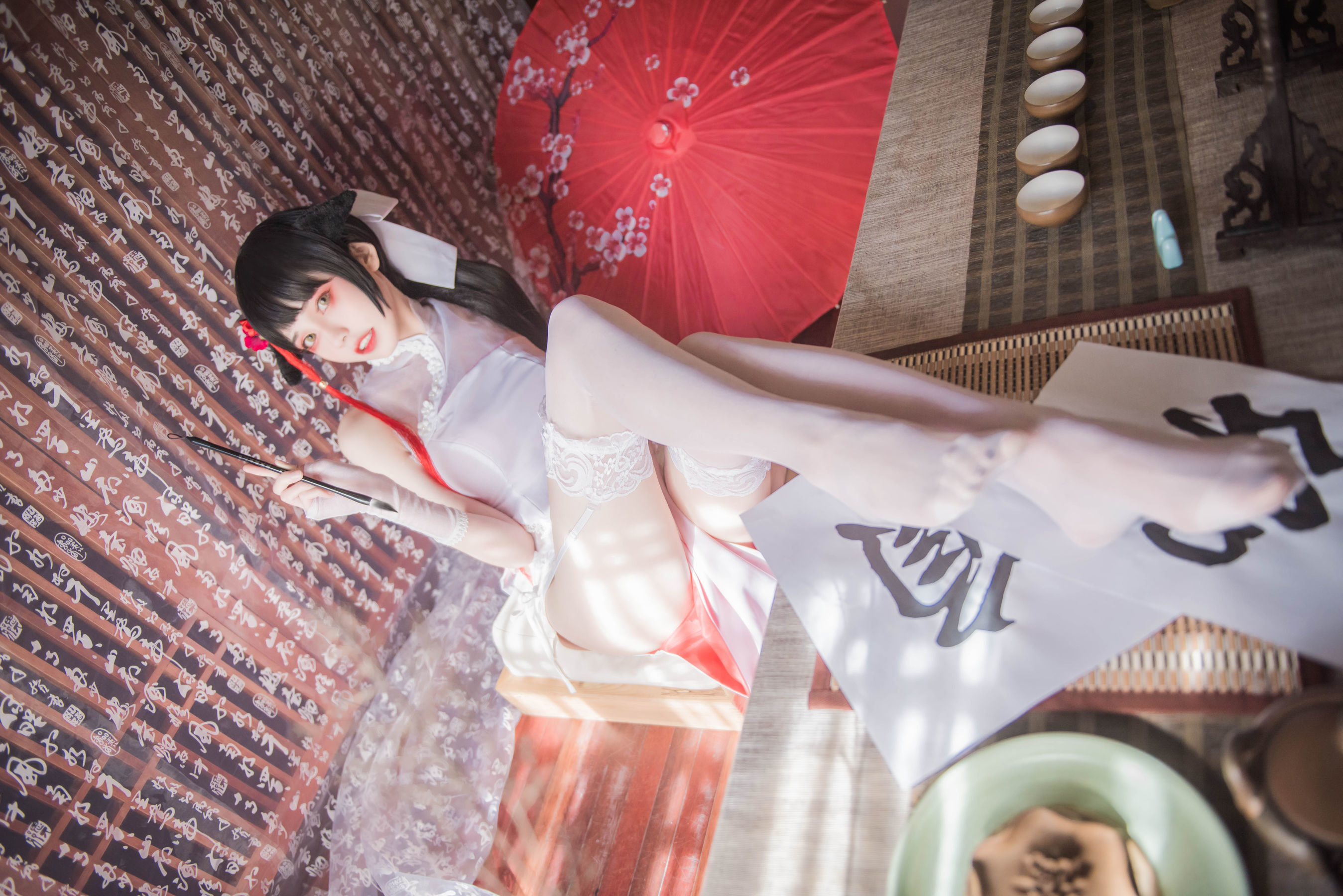 [萝莉COS] 小妖精你的负卿 – 高雄旗袍 [18P]