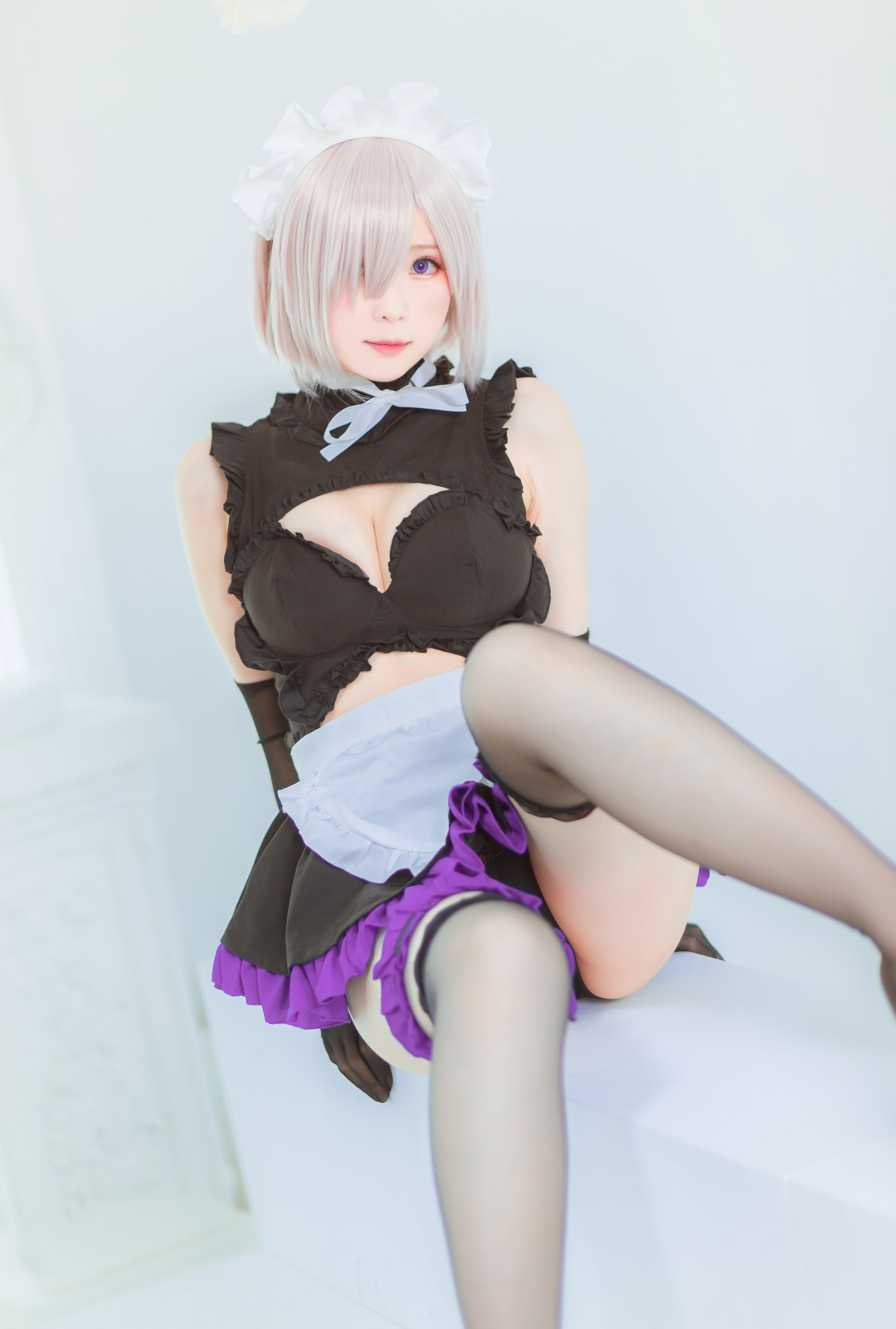 微博妹纸霜月shimo – 玛修女仆 [14P]