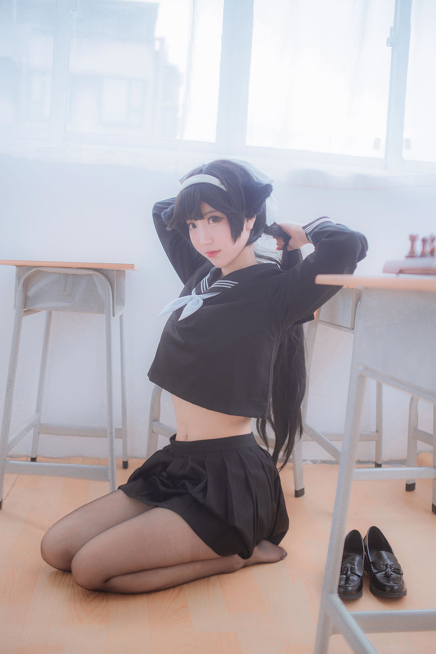 人气Coser黑川 獒犬制服 [30P]