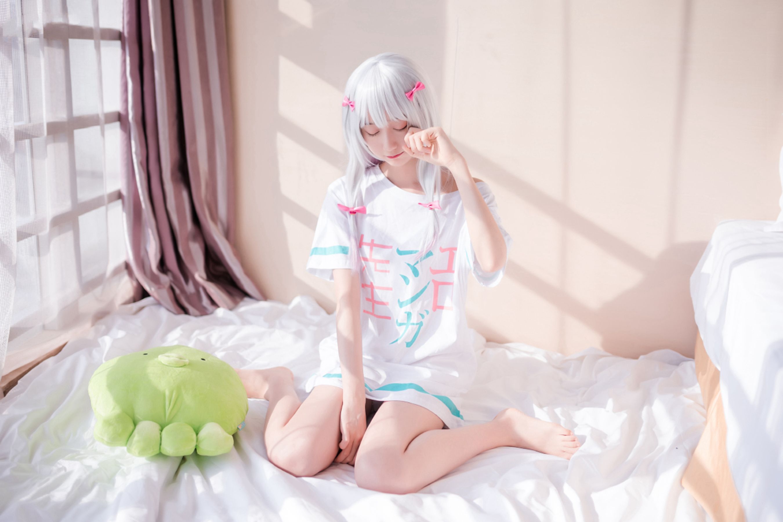 [萝莉COS] 木绵绵OwO – 白发魔女 [47P]