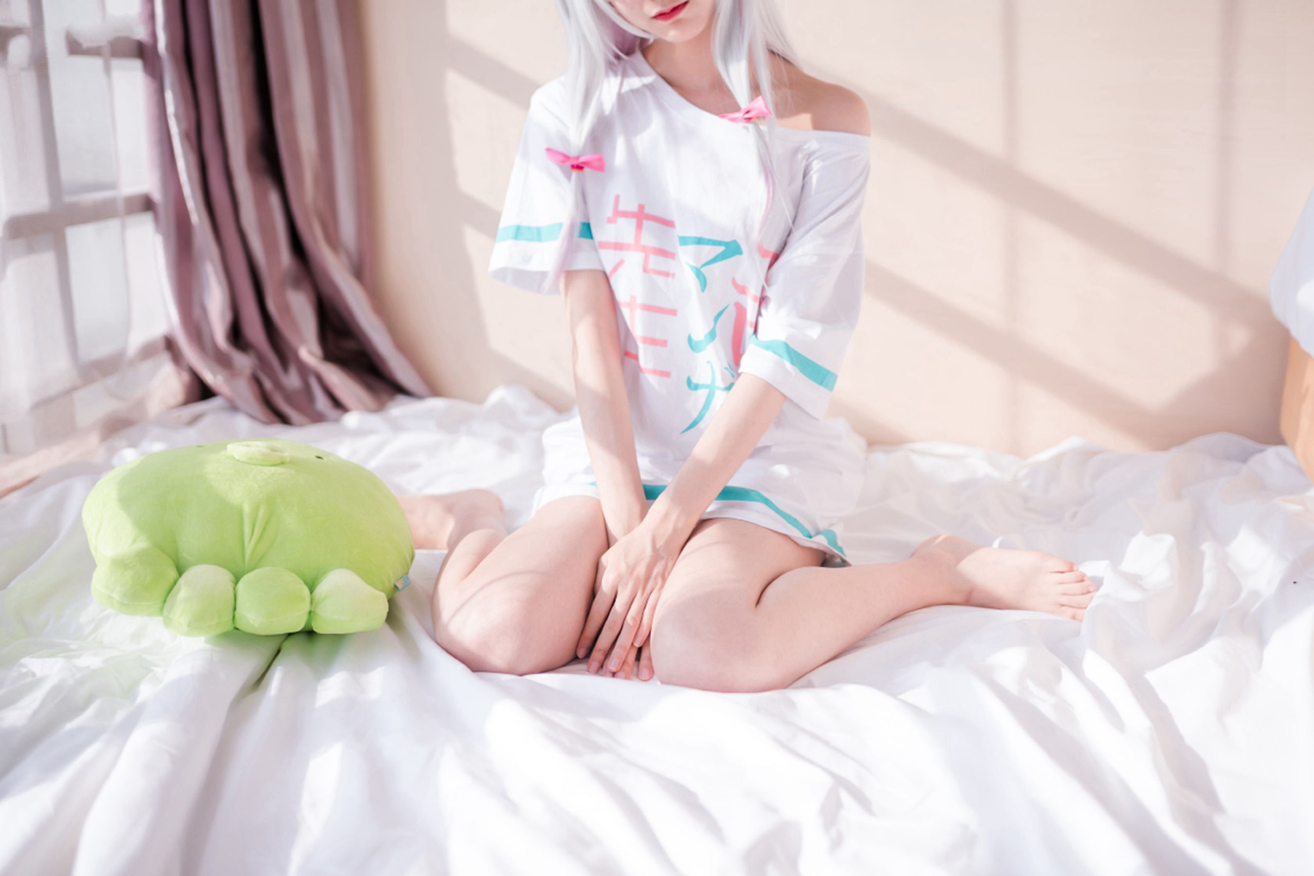 [萝莉COS] 木绵绵OwO – 白发魔女 [47P]