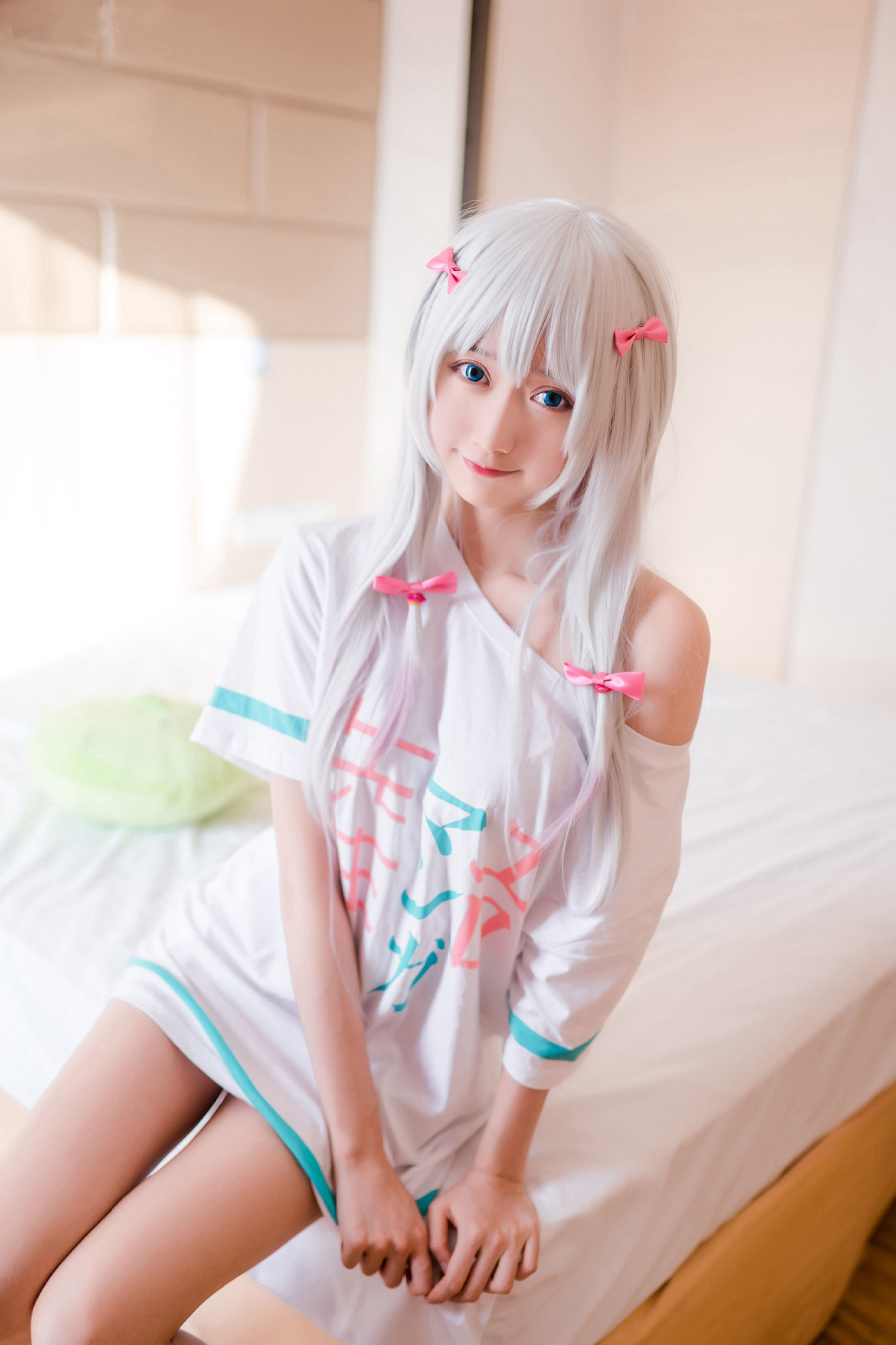[萝莉COS] 木绵绵OwO – 白发魔女 [47P]