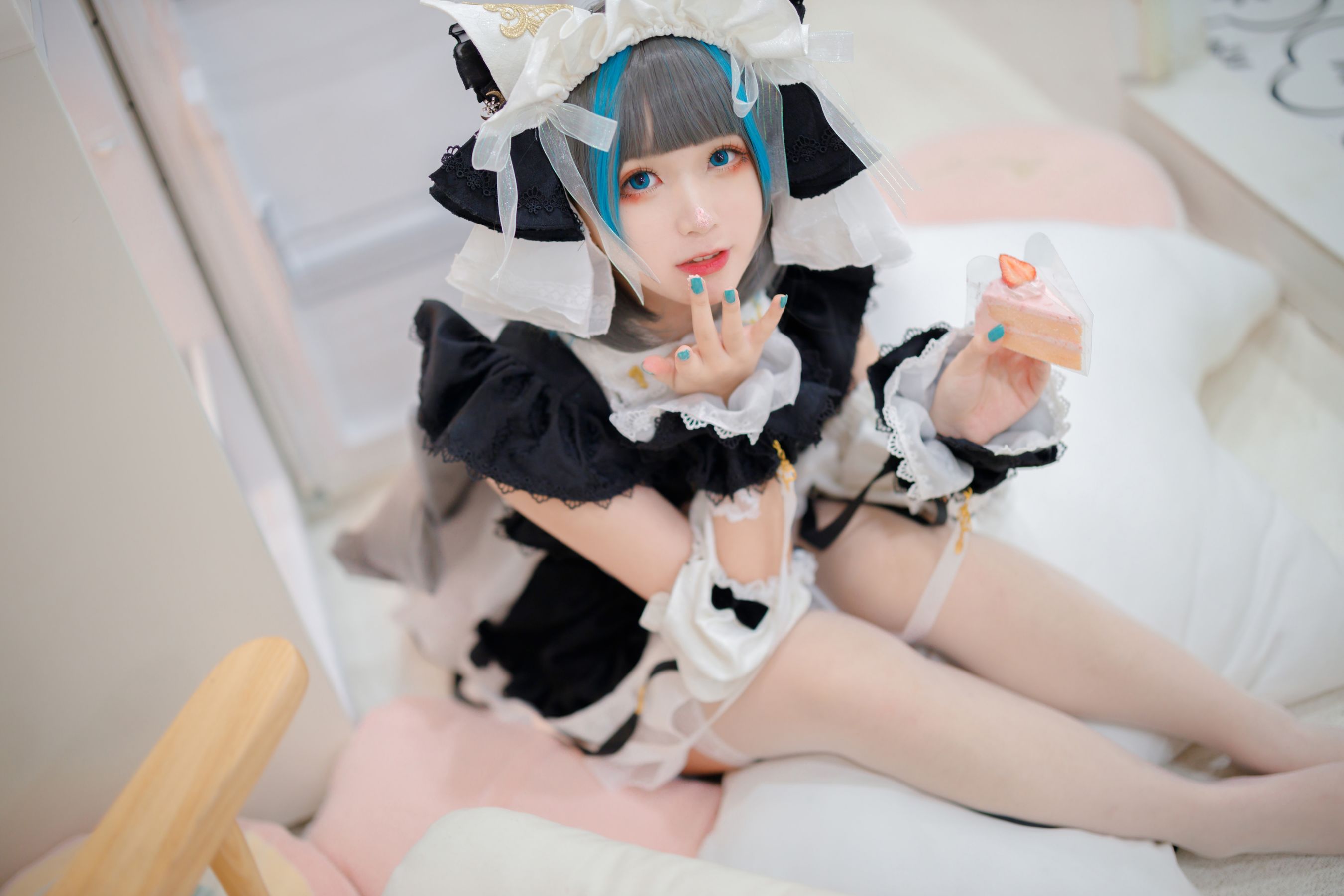 [Cosplay写真] 动漫博主樱落酱w – 柴郡 [28P]