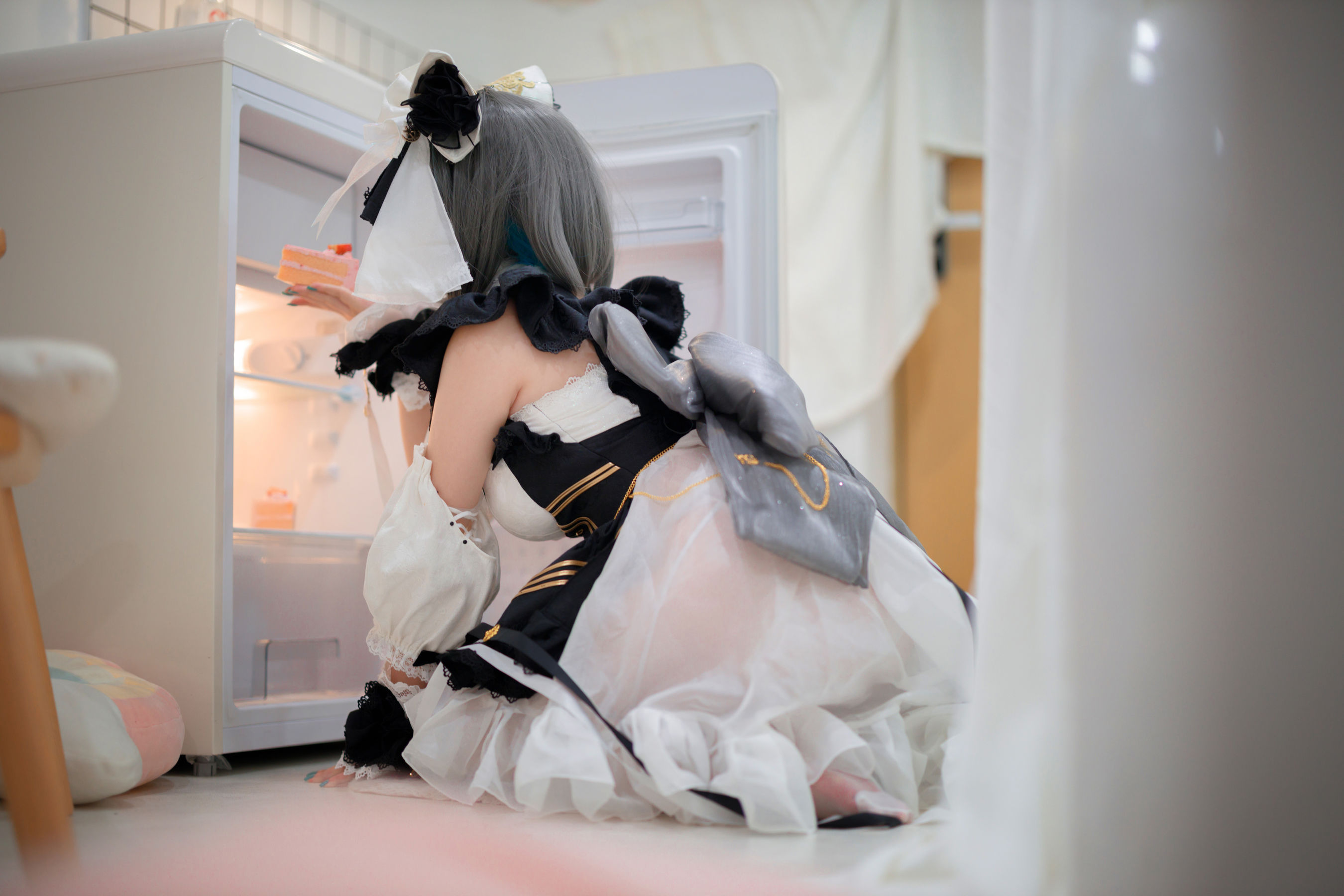 [Cosplay写真] 动漫博主樱落酱w – 柴郡 [28P]