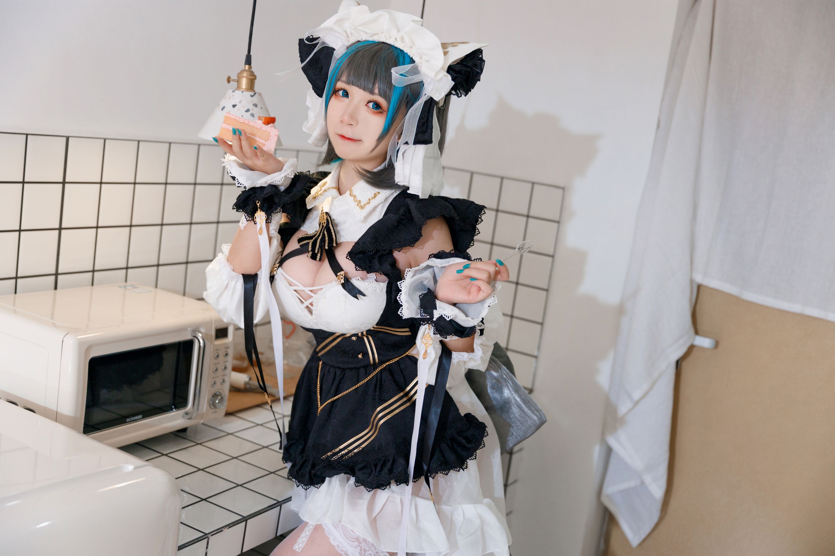 [Cosplay写真] 动漫博主樱落酱w – 柴郡 [28P]
