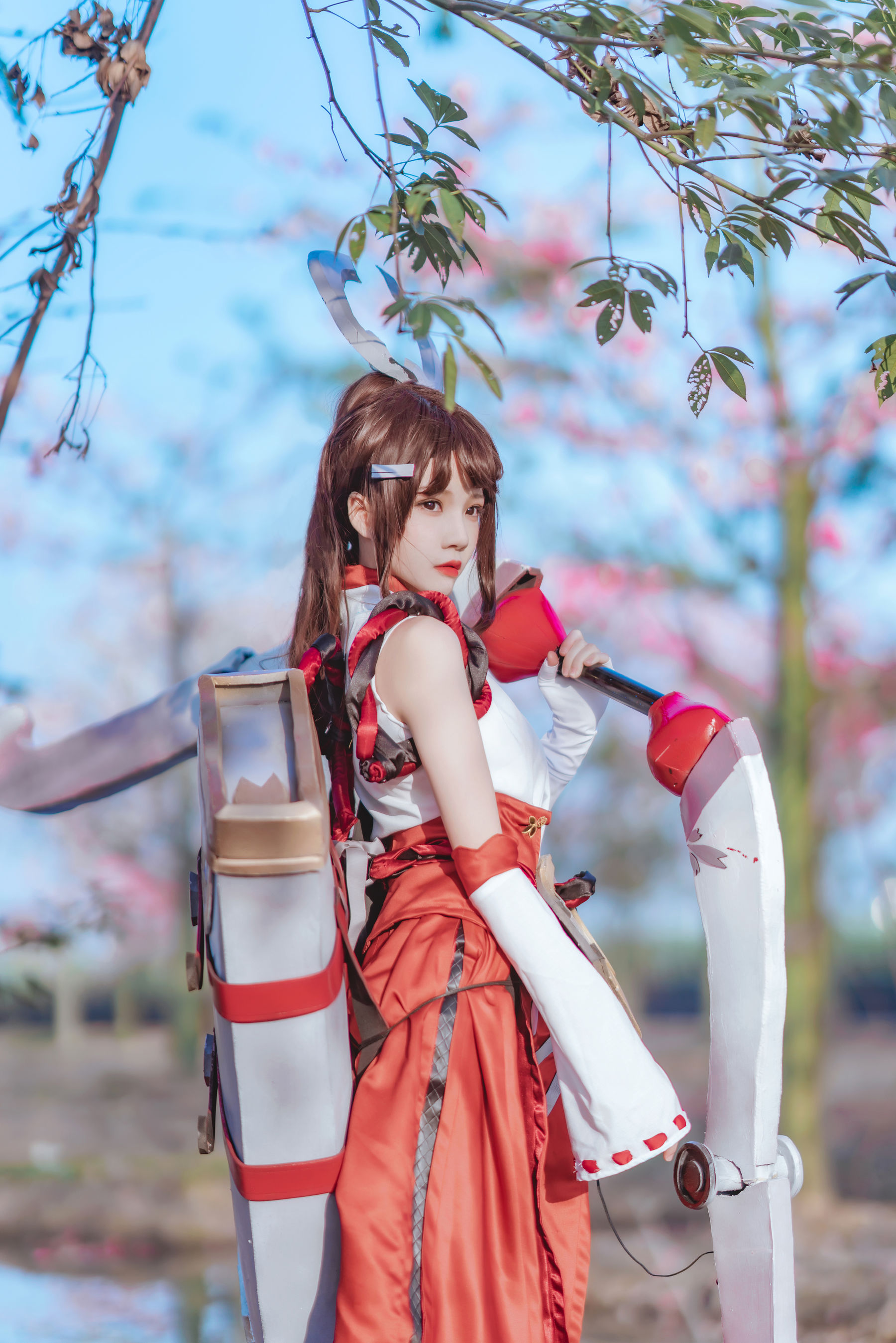 [萝莉COS] 桜桃喵 – 伽罗COS [32P]