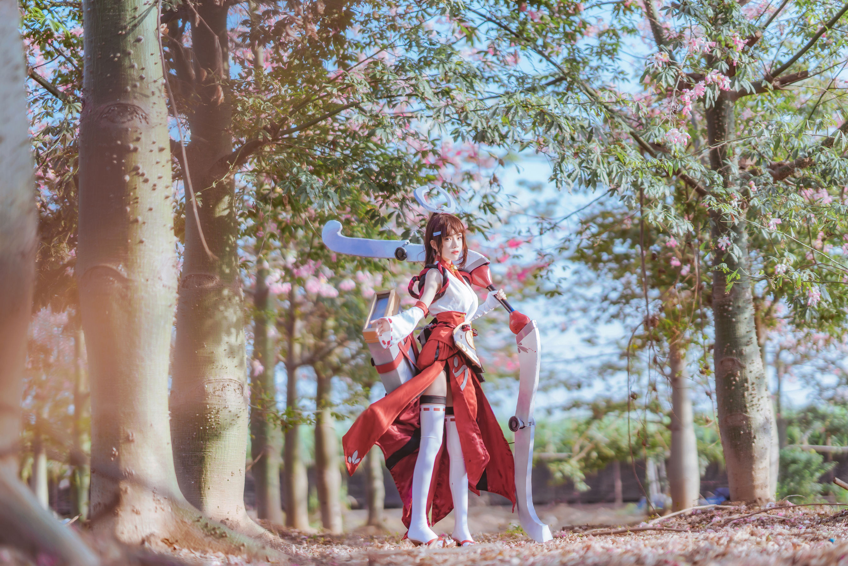 [萝莉COS] 桜桃喵 – 伽罗COS [32P]