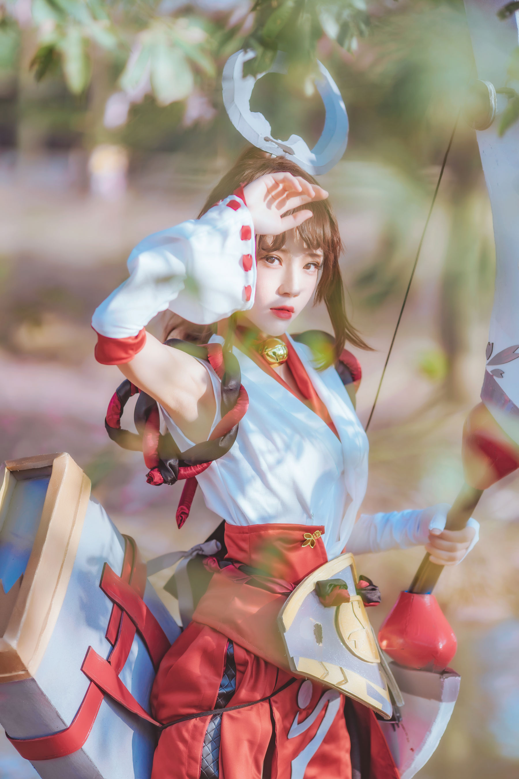 [萝莉COS] 桜桃喵 – 伽罗COS [32P]
