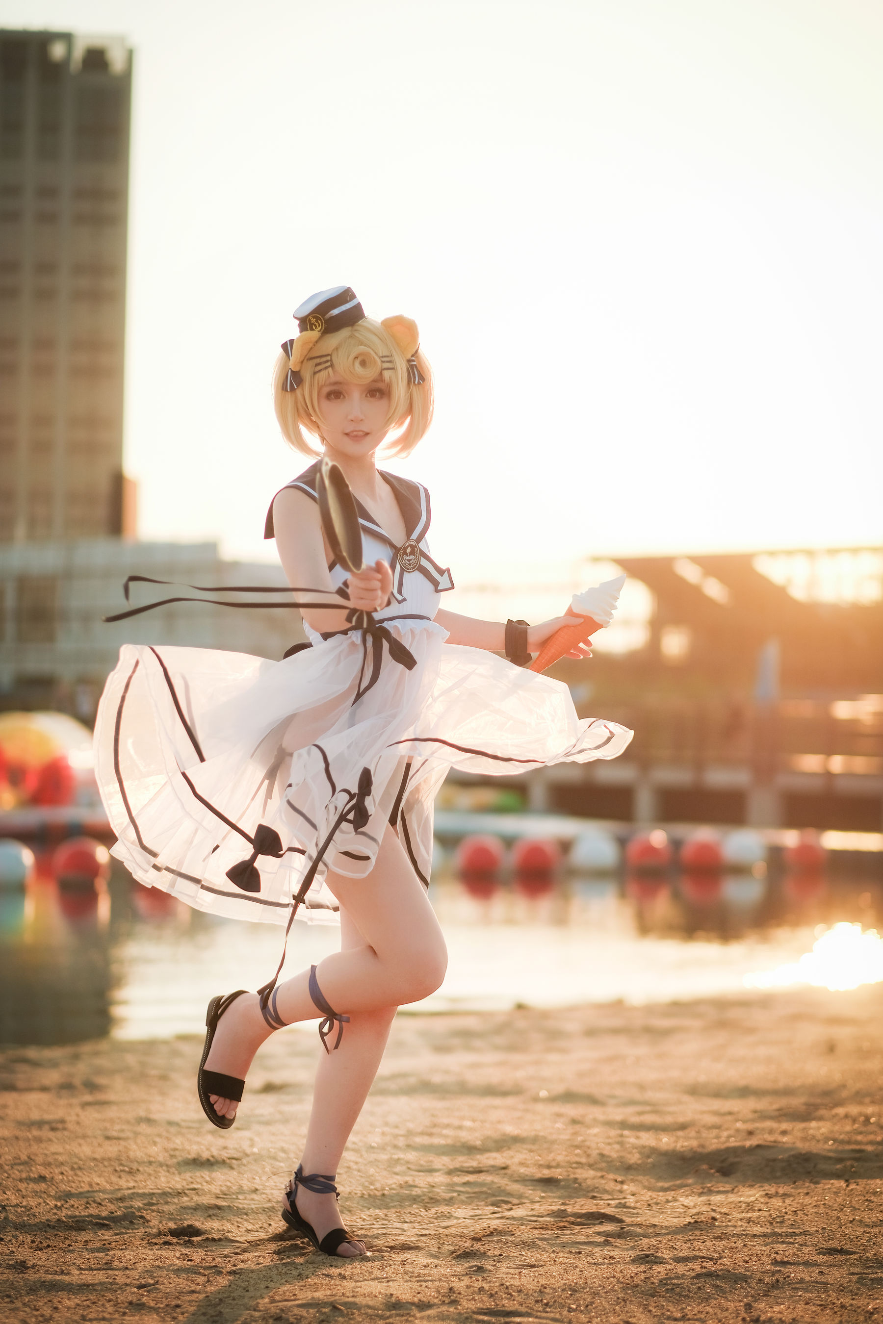[Cosplay写真] 萌宠博主yui金鱼 – 古米泳装 [11P]