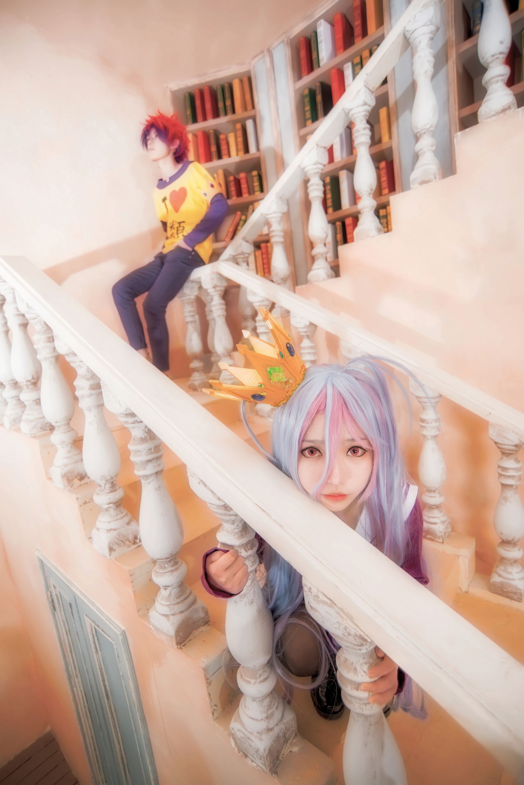 [Cosplay写真] 萌妹白易子教主 – 游戏人生 [9P]