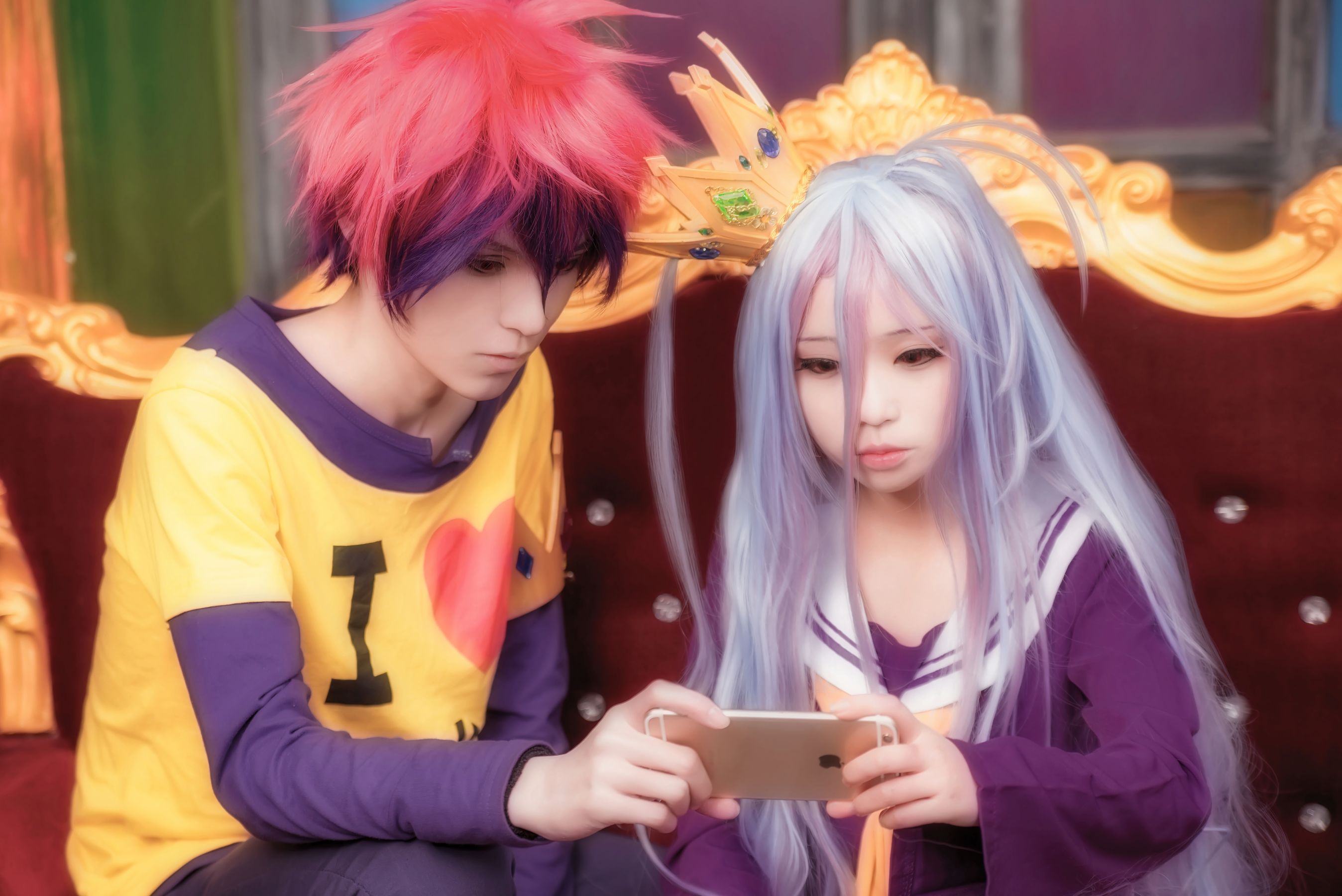 [Cosplay写真] 萌妹白易子教主 – 游戏人生 [9P]