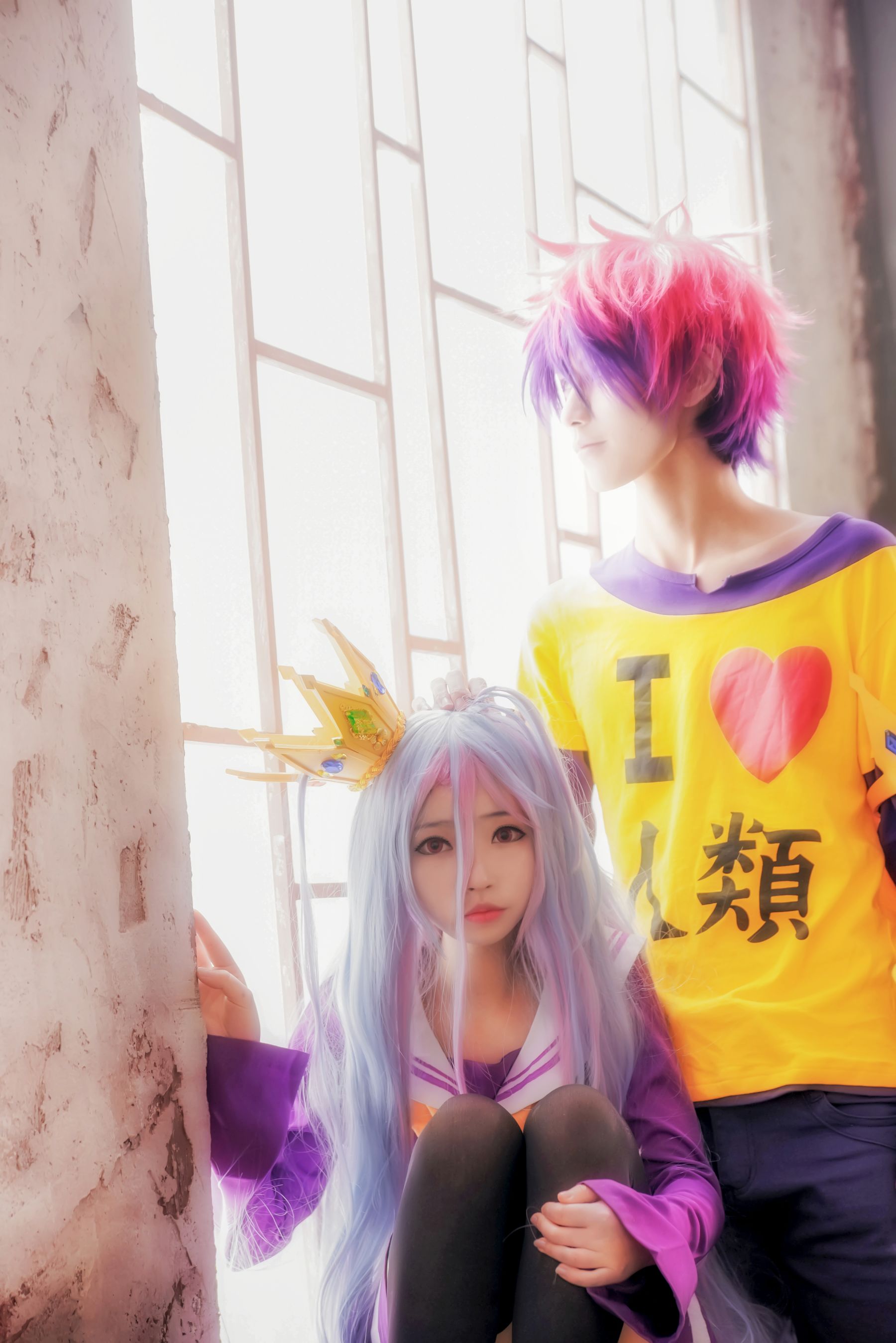 [Cosplay写真] 萌妹白易子教主 – 游戏人生 [9P]
