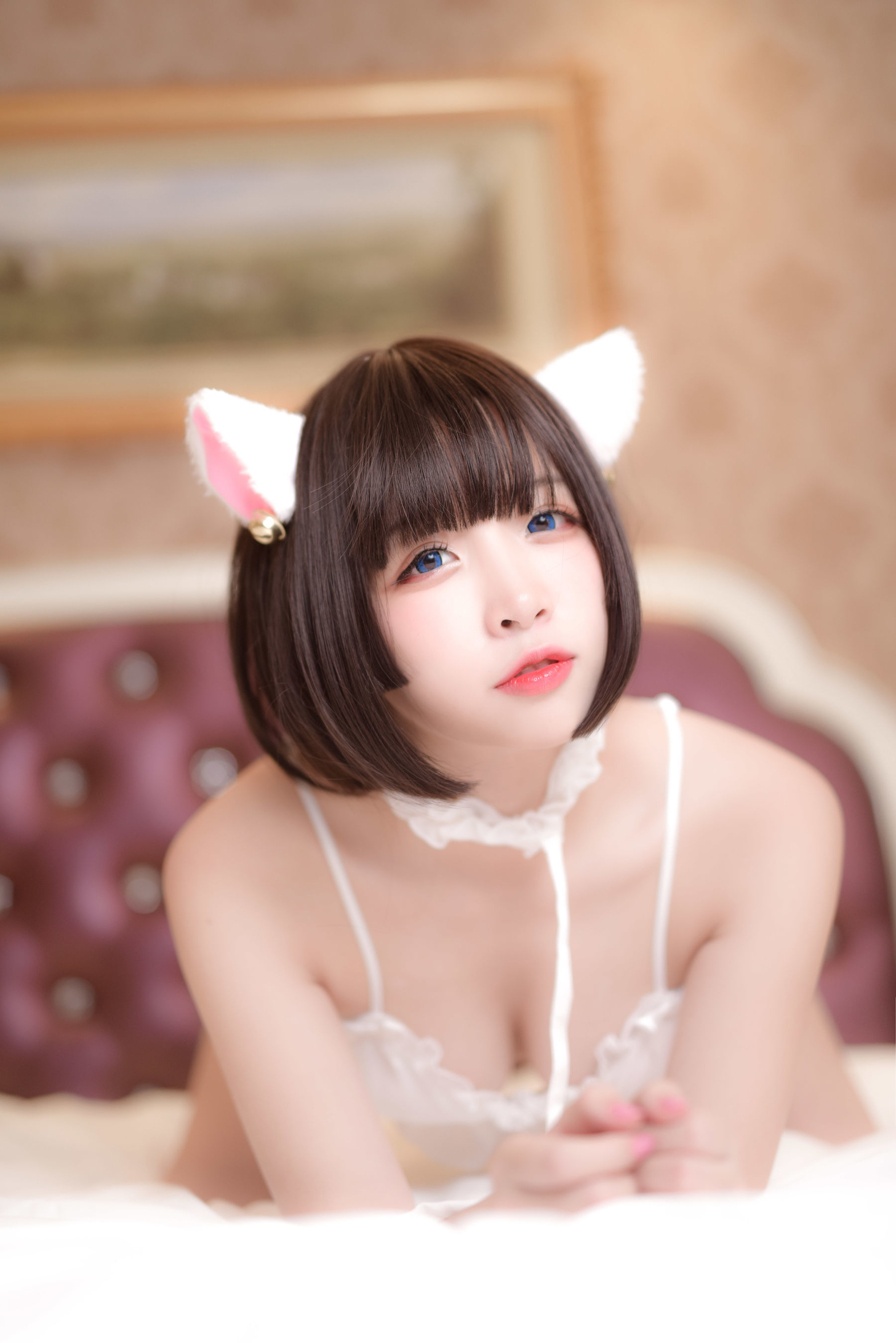 人气Coser二佐Nisa – 雪纺睡衣 [18P]
