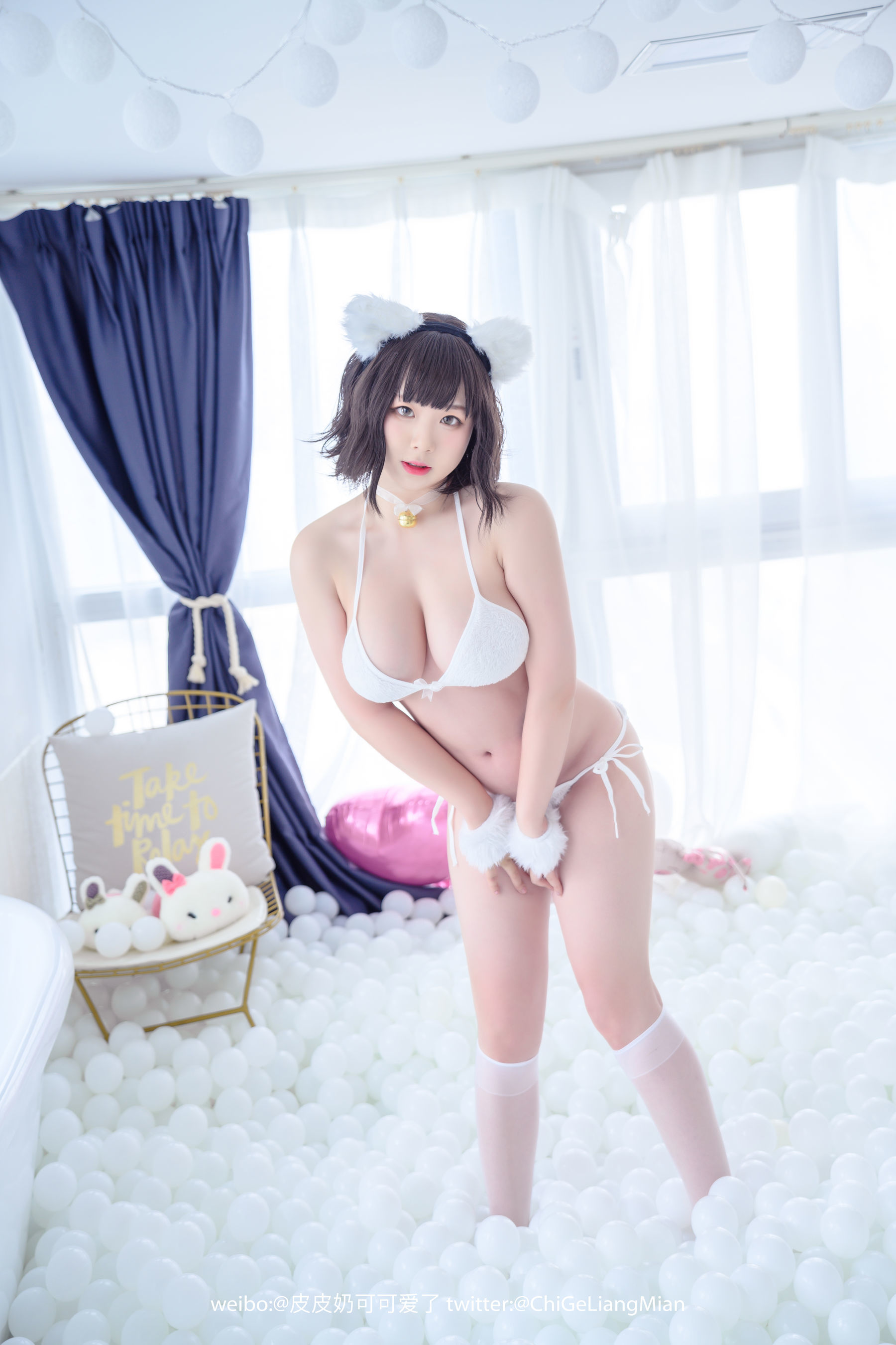 皮皮奶可可爱了啦 白猫 [50P]