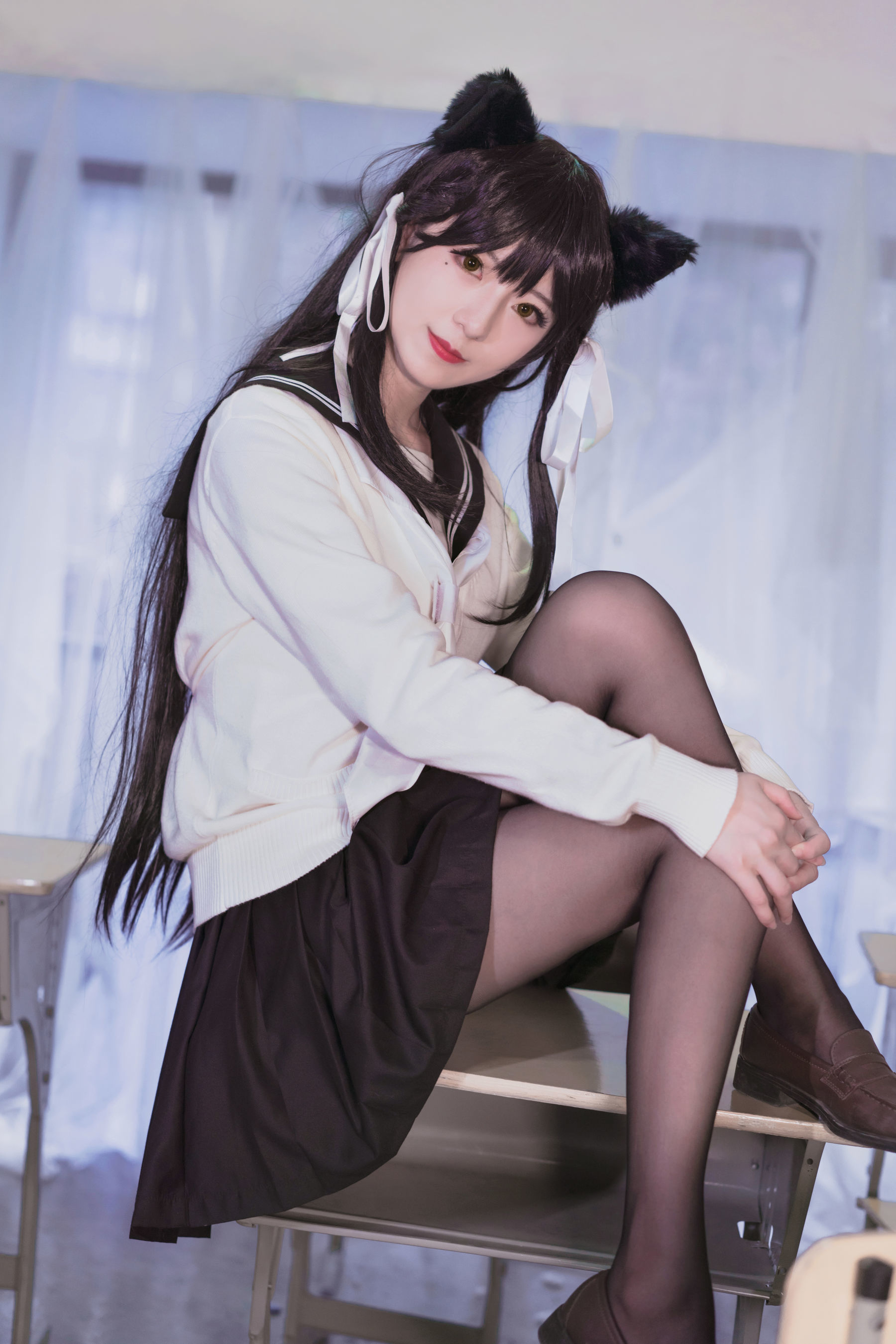 小姐姐弥音音ww 爱宕校服 [11P]