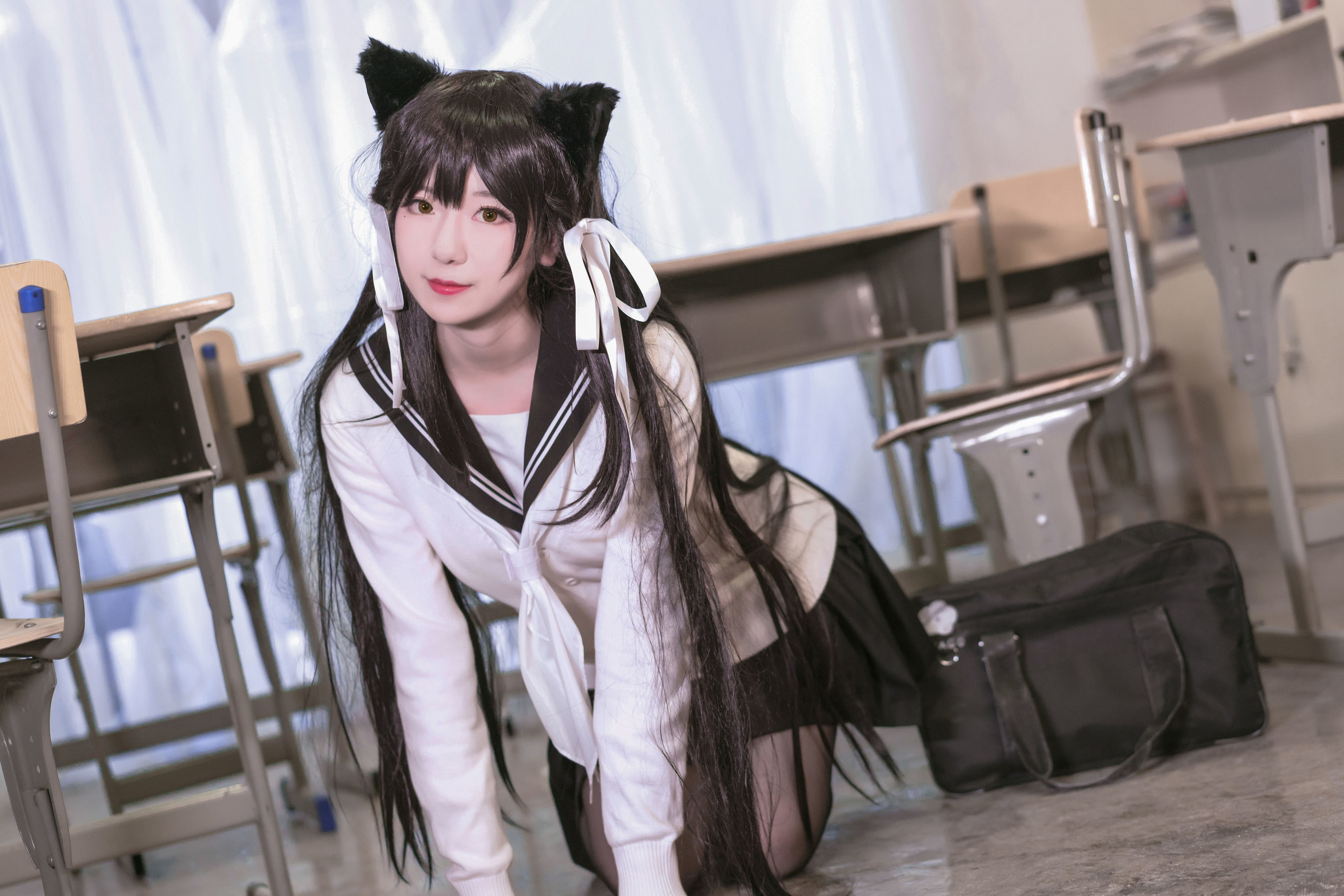 小姐姐弥音音ww 爱宕校服 [11P]