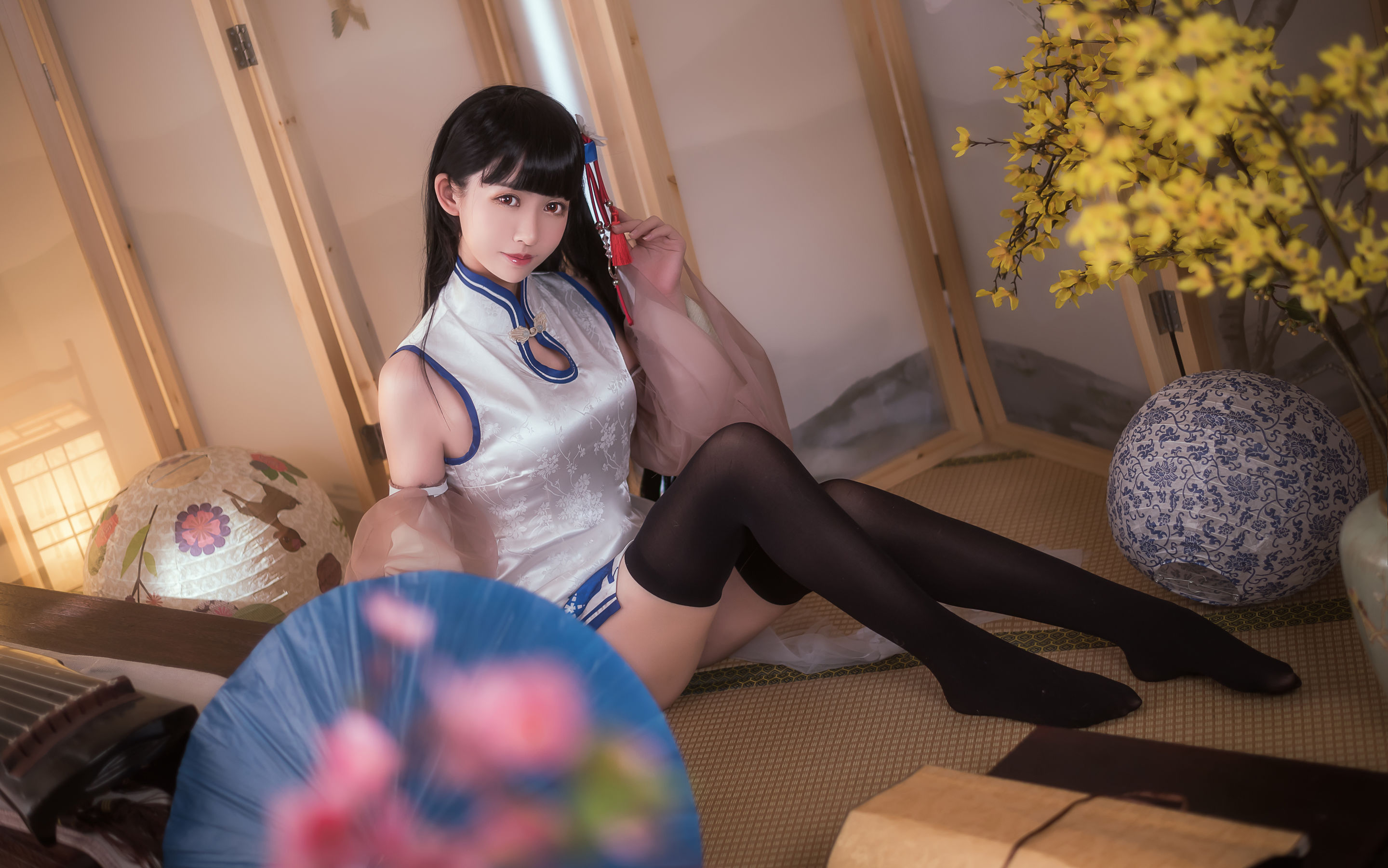 超人气Coser鳗鱼霏儿 碧蓝华裳 逸仙 [16P]