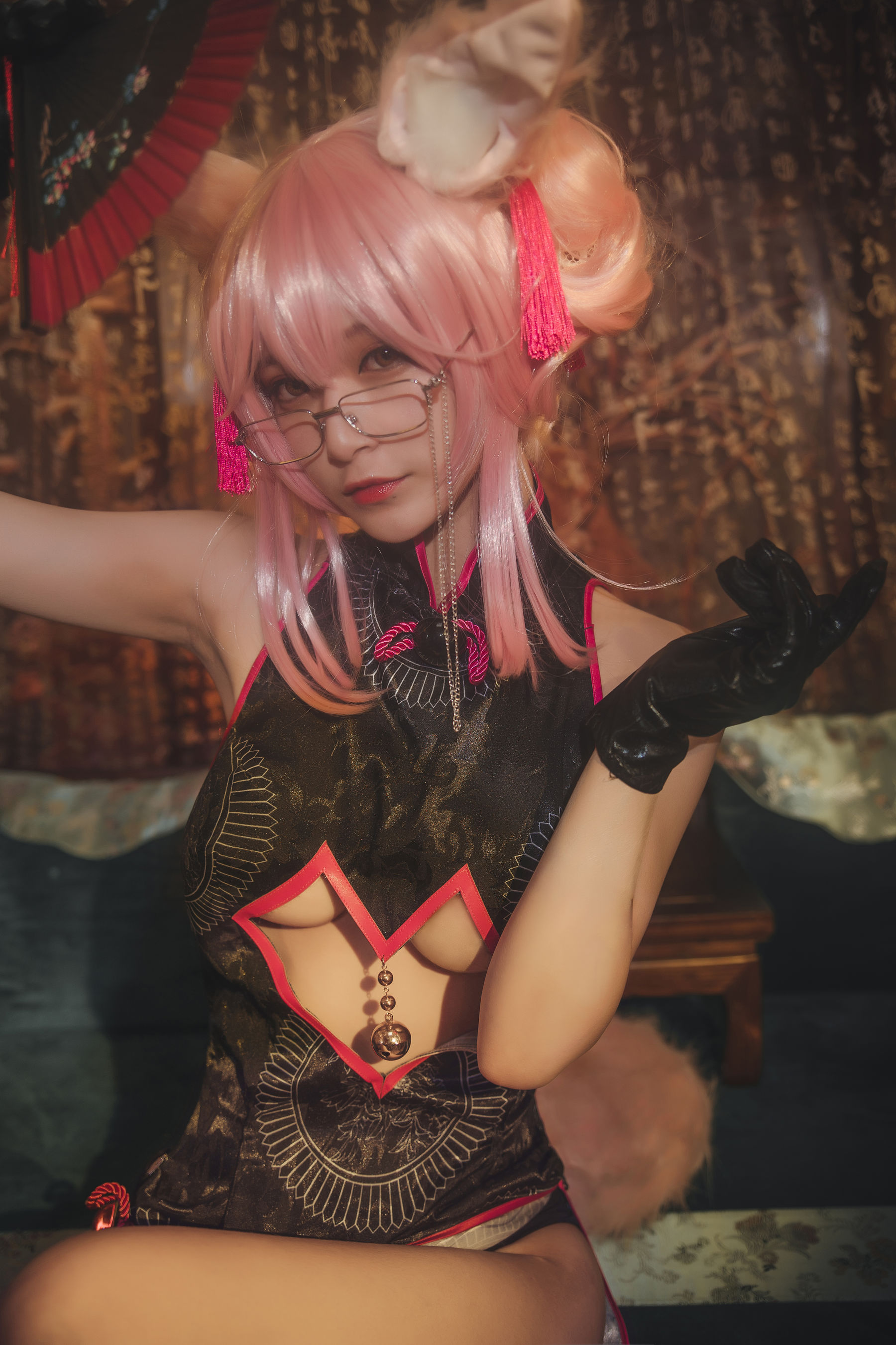 [Cosplay写真] 动漫博主铁板烧鬼舞w – 玉藻前 [35P]