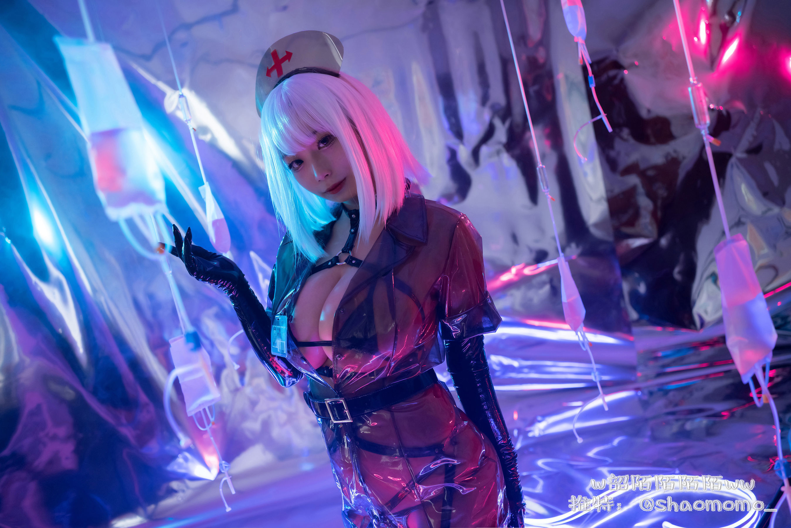 Cosplay美女韶陌陌 – 透明护士 [36P]