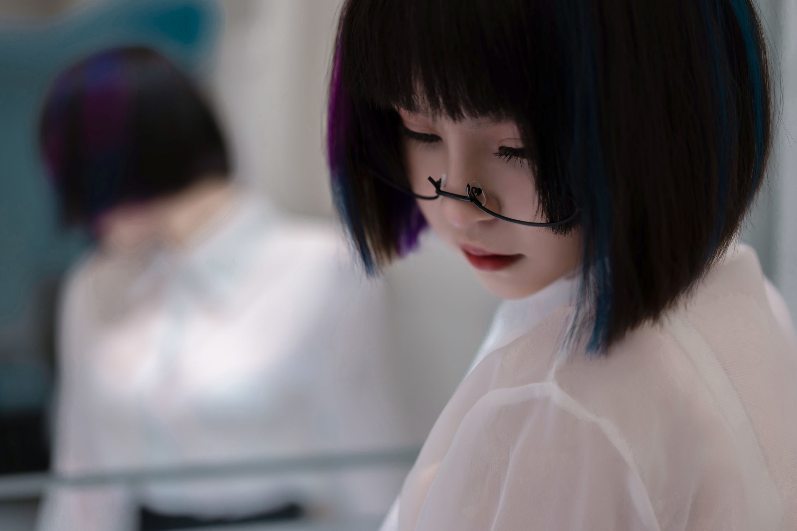 美少女晕崽 – 迷情小秘 [36P]