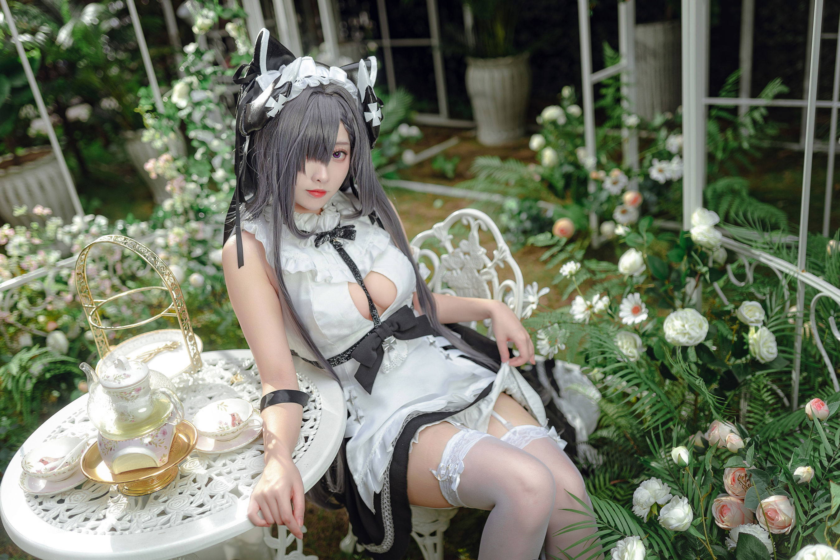 宫本桜 – 奥古斯特女仆装 [20P]