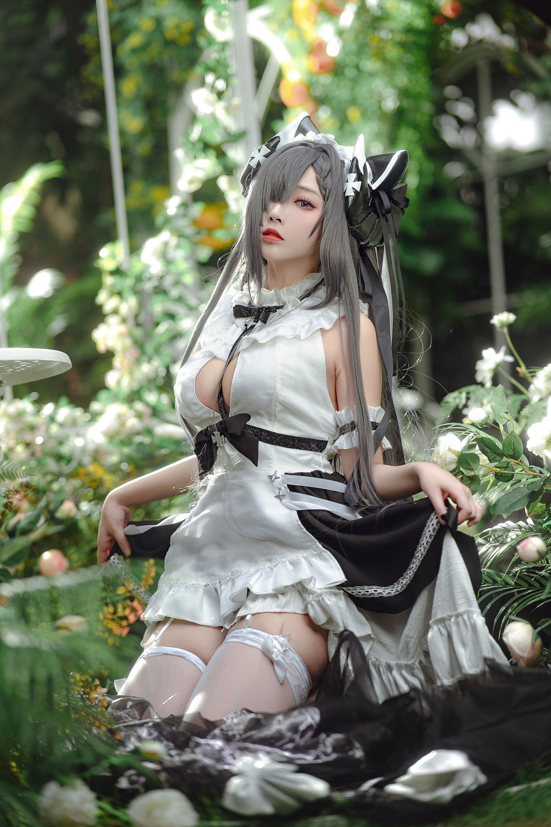 宫本桜 – 奥古斯特女仆装 [20P]