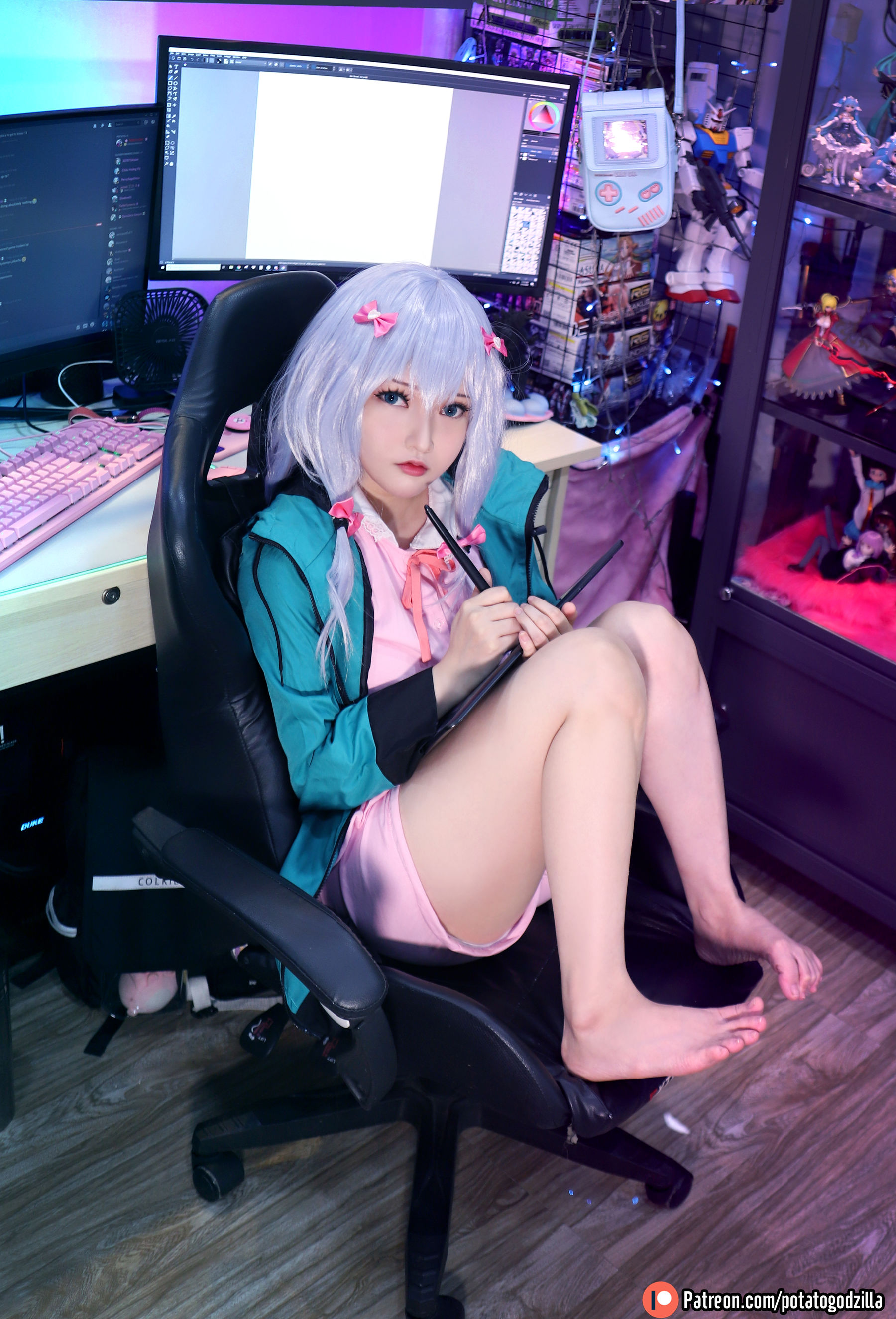 Coser小姐姐Potato Godzilla – Sagiri [39P]