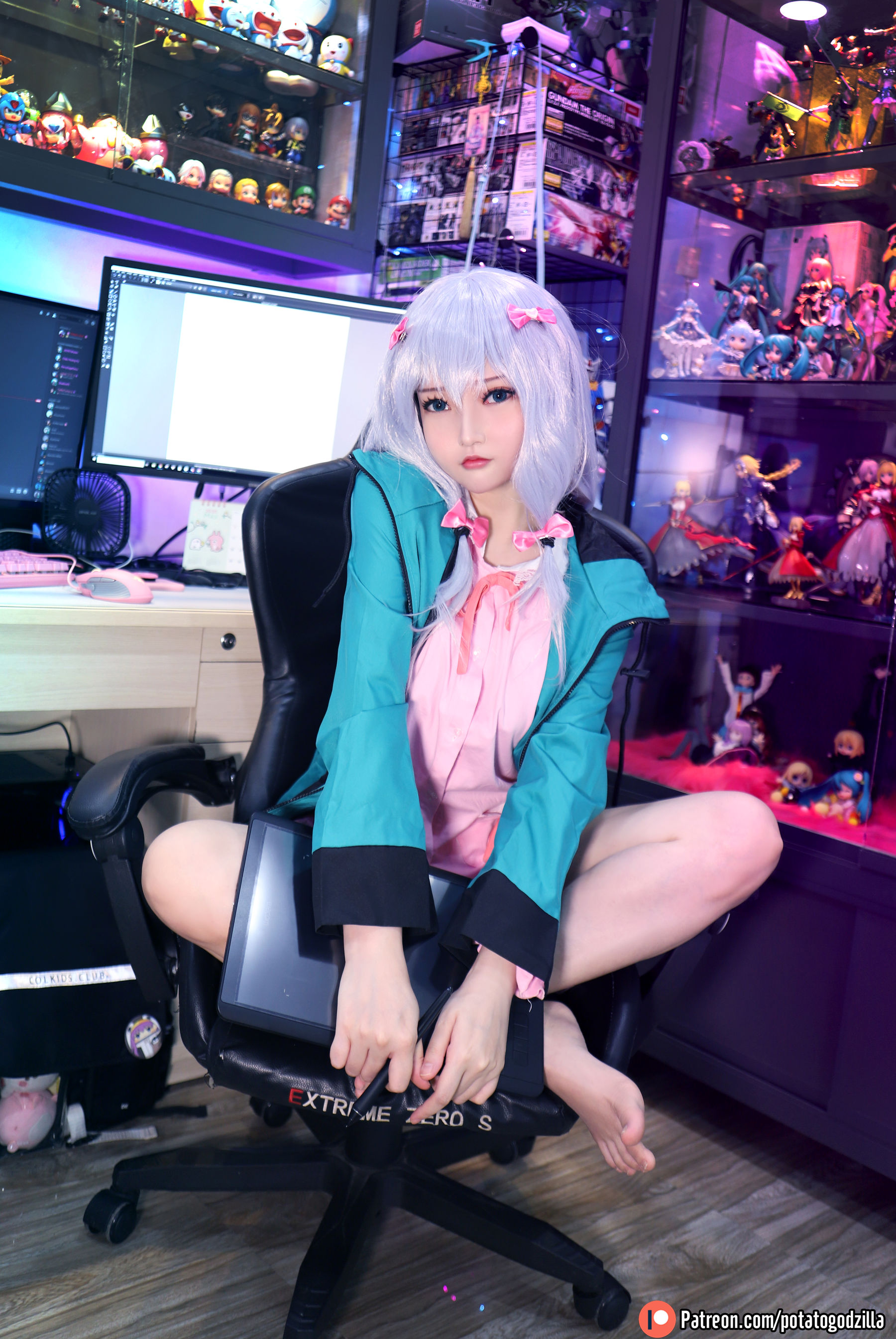 Coser小姐姐Potato Godzilla – Sagiri [39P]