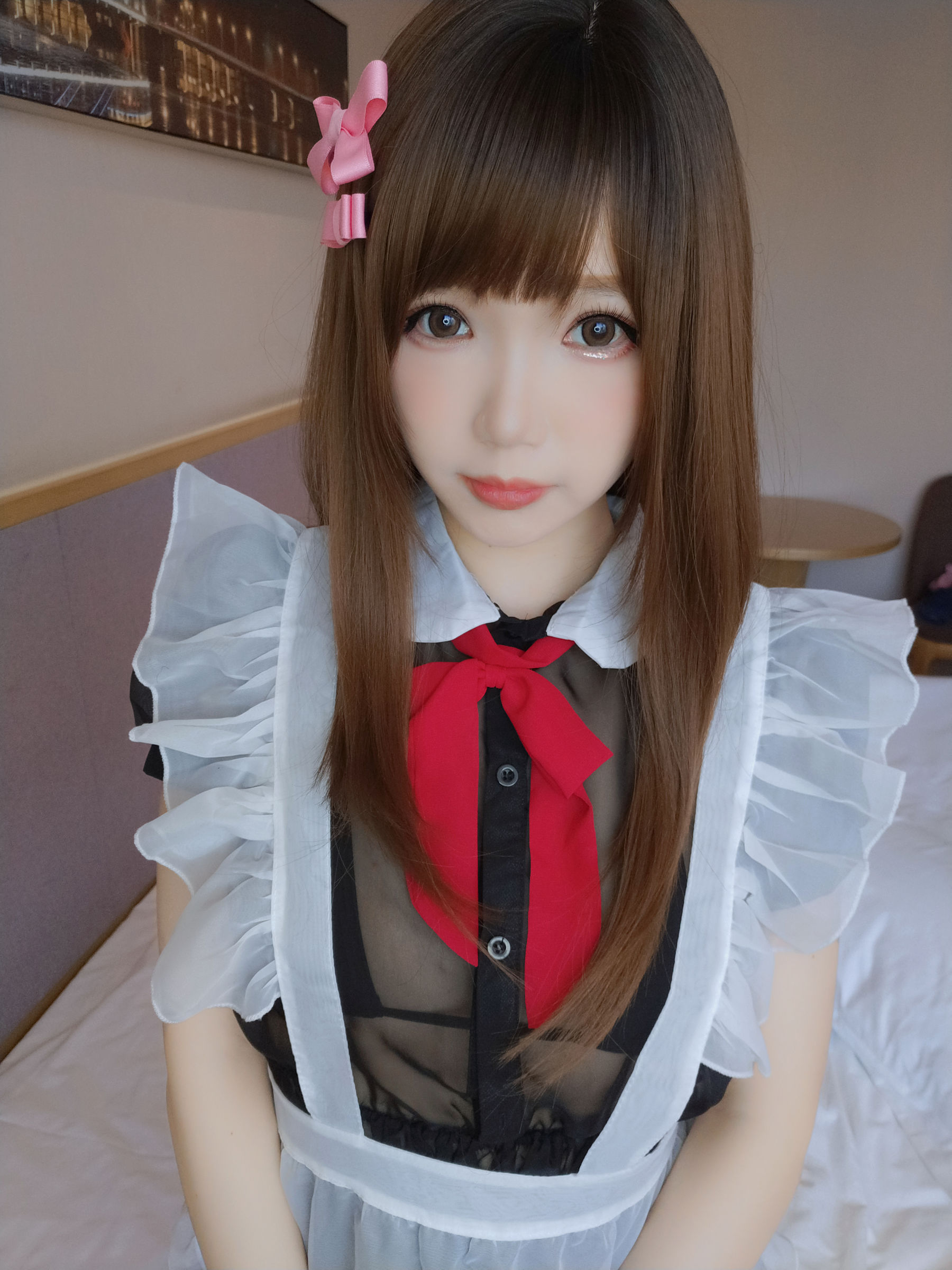 动漫博主雪晴Astra – 浴室女仆 [92P]