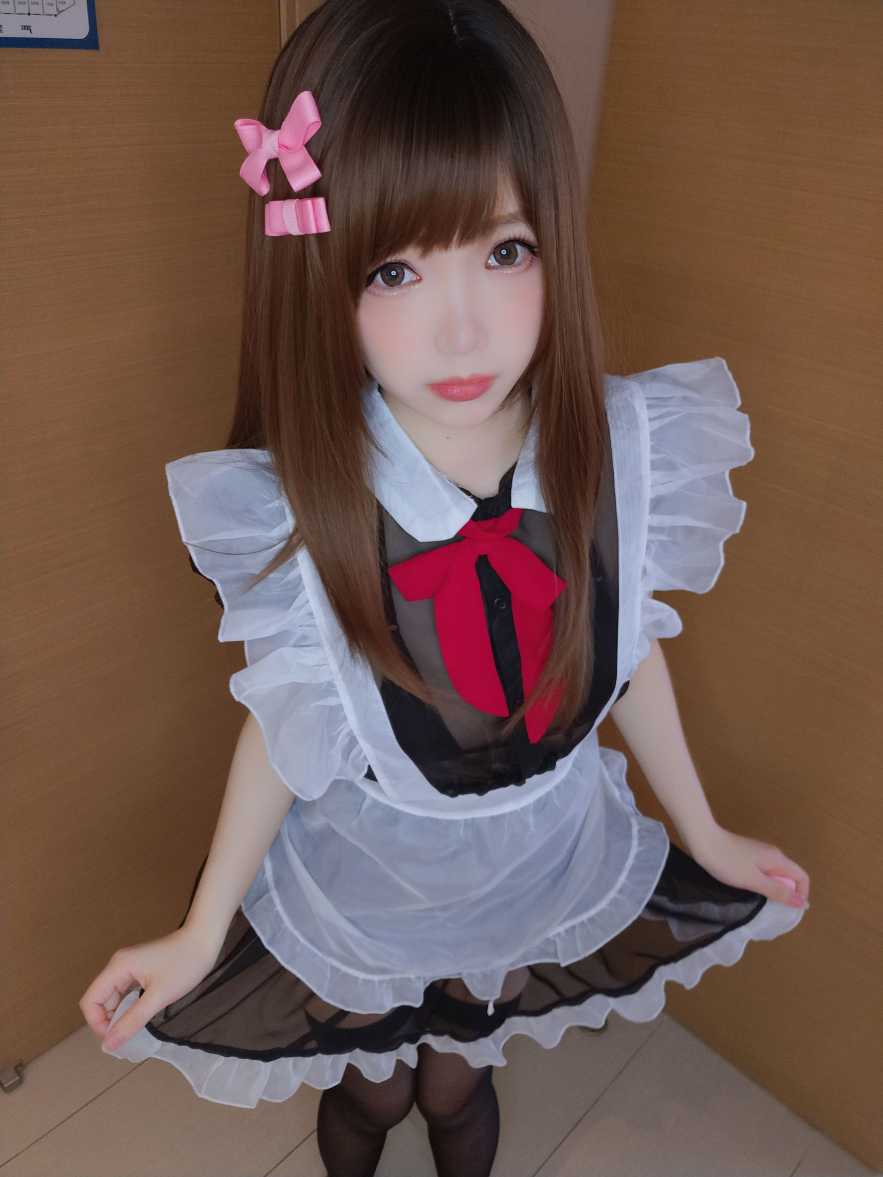 动漫博主雪晴Astra – 浴室女仆 [92P]