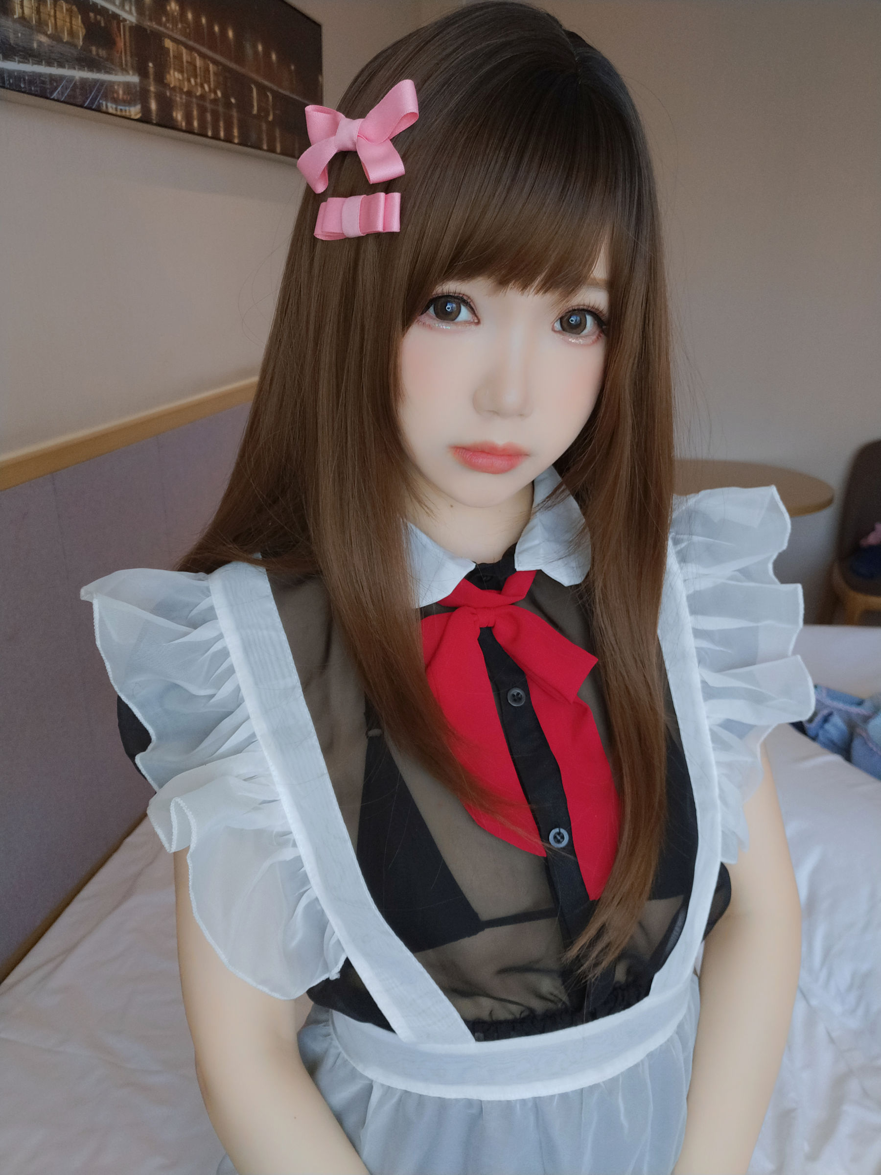 动漫博主雪晴Astra – 浴室女仆 [92P]
