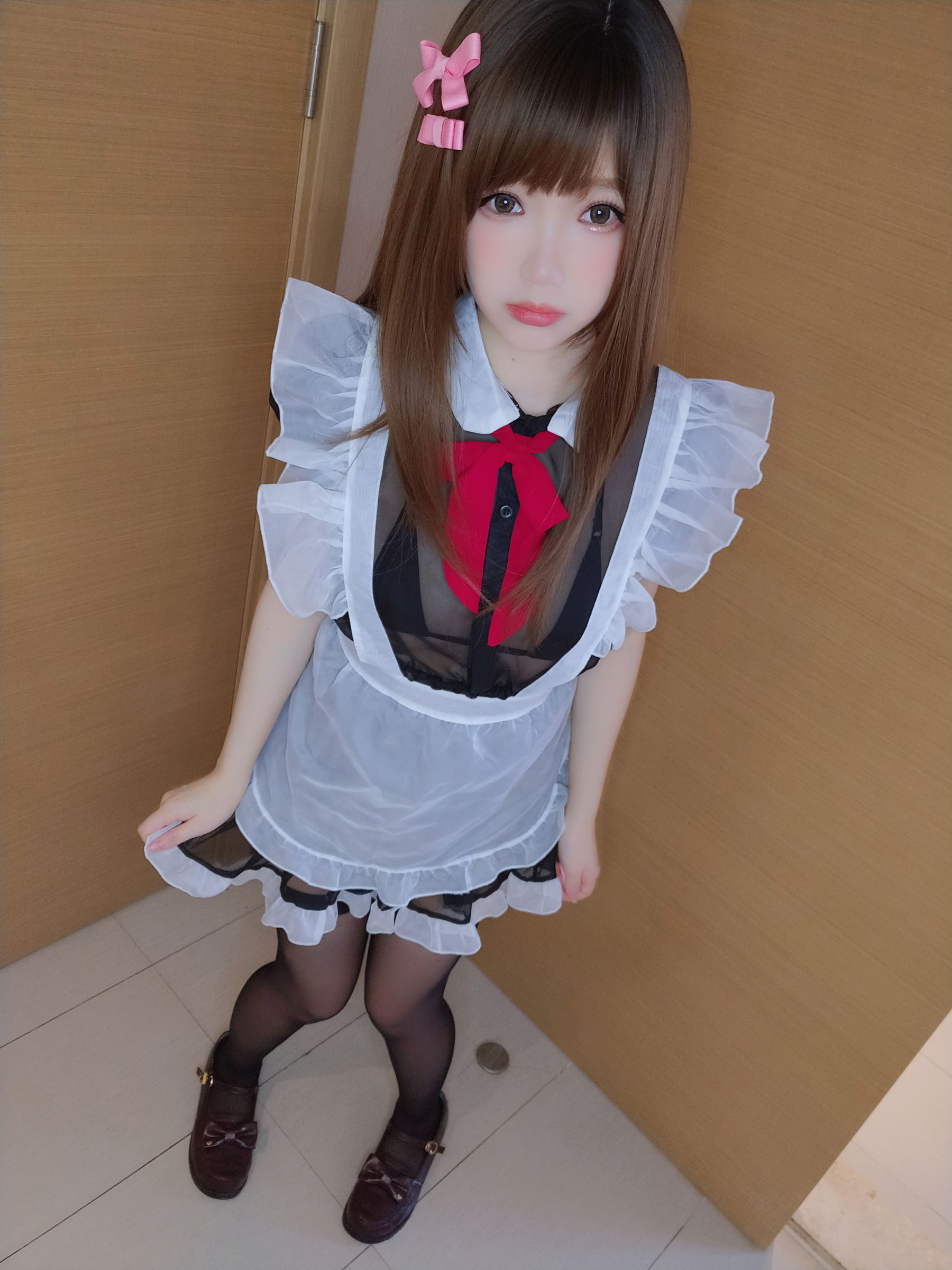 动漫博主雪晴Astra – 浴室女仆 [92P]