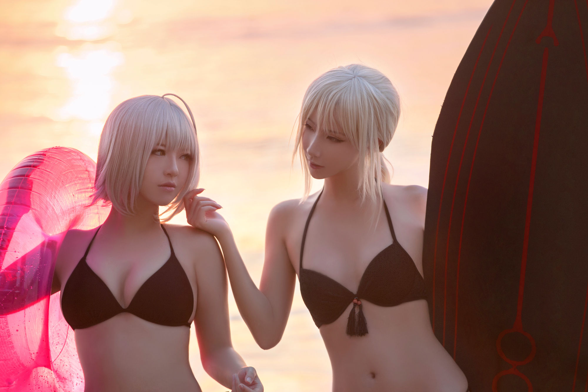 半半子&索索sophia – 海边泳装 [40P]