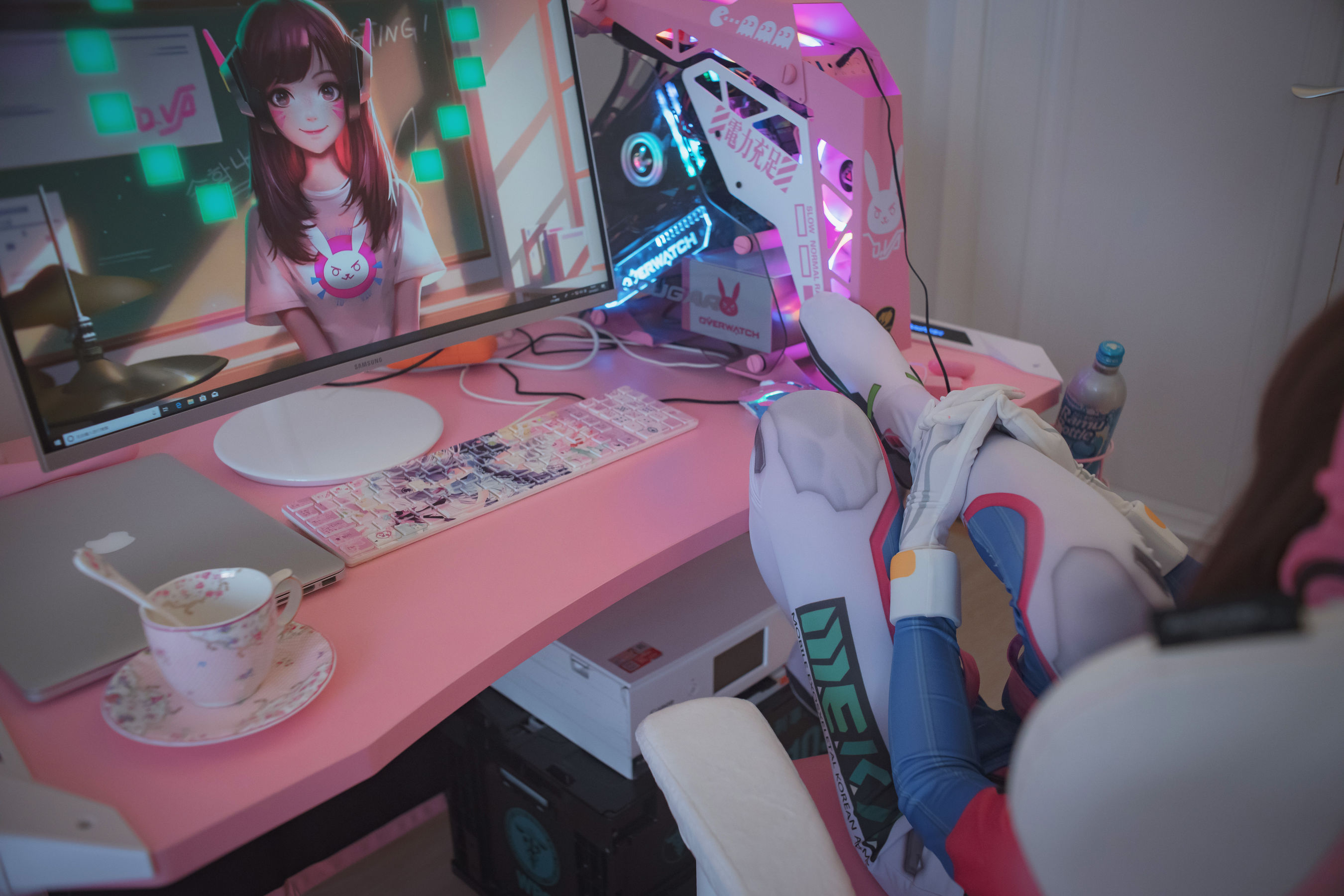 福利姬木花琳琳是勇者 – オーバーウォッチD.VA [52P]