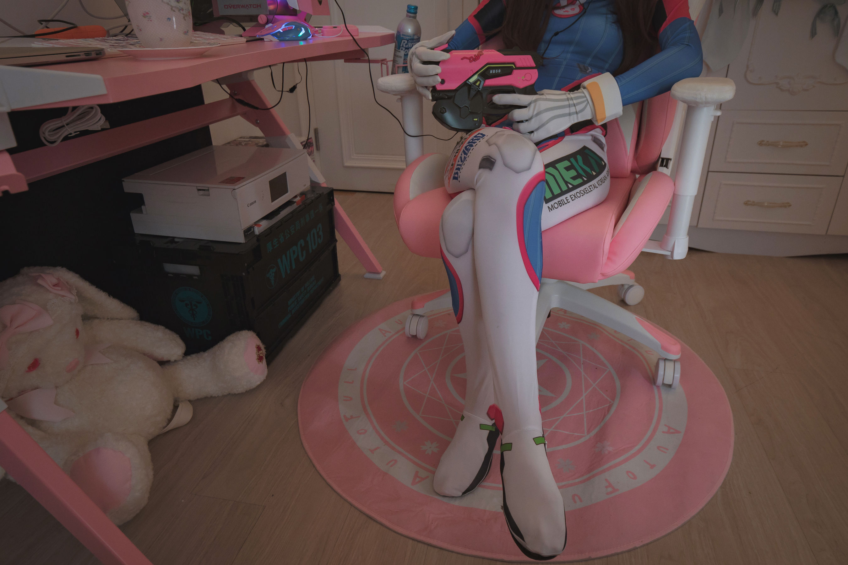 福利姬木花琳琳是勇者 – オーバーウォッチD.VA [52P]