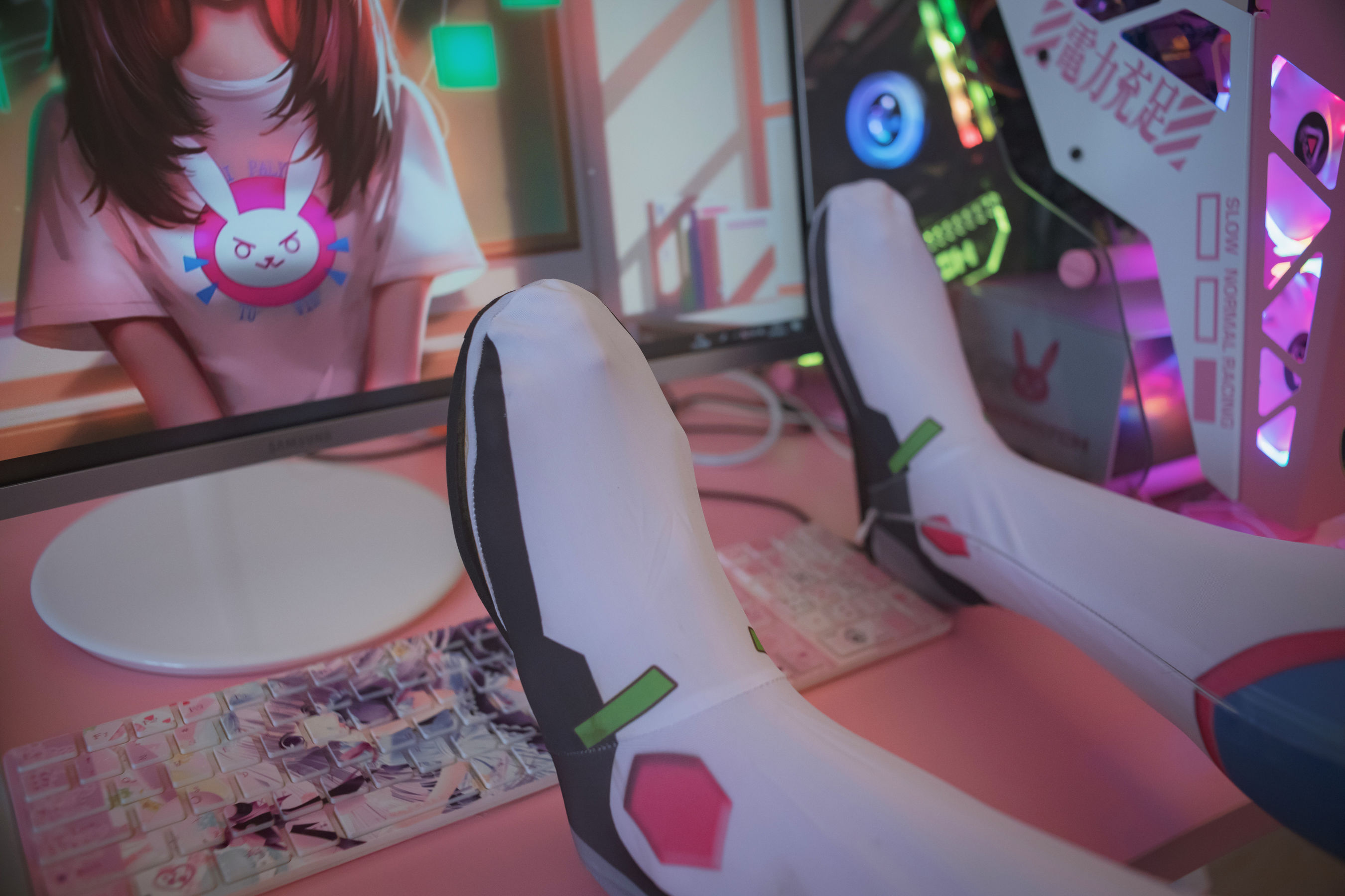 福利姬木花琳琳是勇者 – オーバーウォッチD.VA [52P]