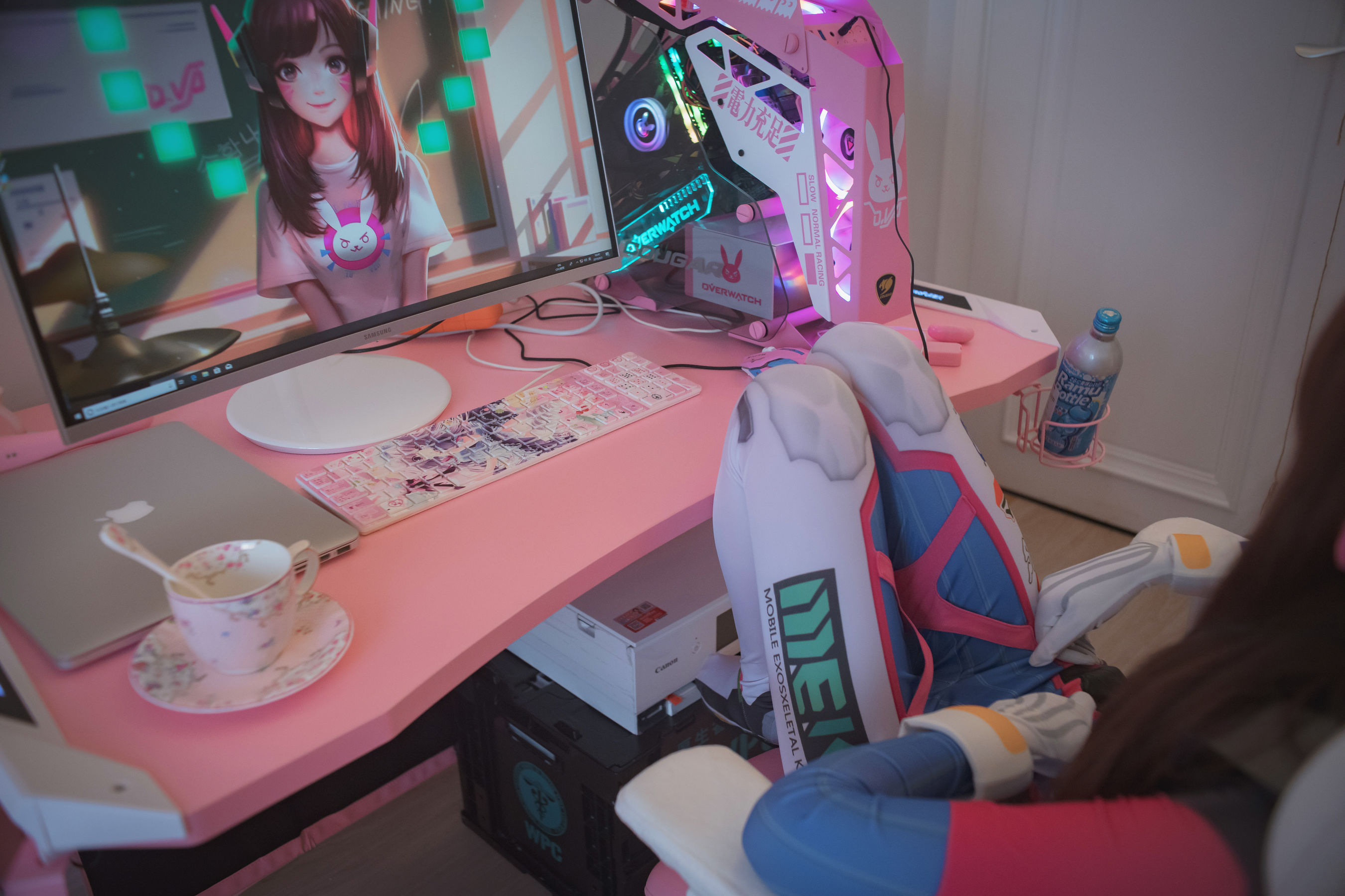 福利姬木花琳琳是勇者 – オーバーウォッチD.VA [52P]
